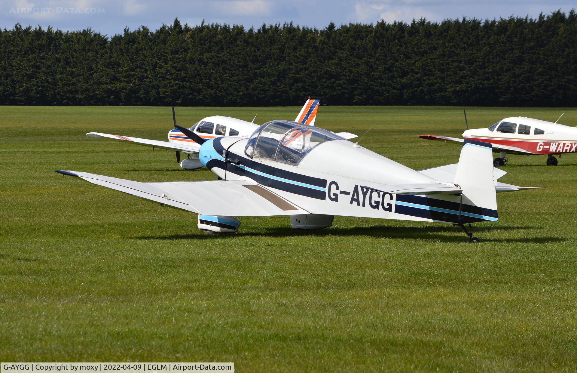 G-AYGG, 1960 Jodel (Wassmer) D-120 Paris-Nice C/N 184, Jodel (Wassmer) D-120 Paris-Nice at White Waltham. Ex F-BJPH