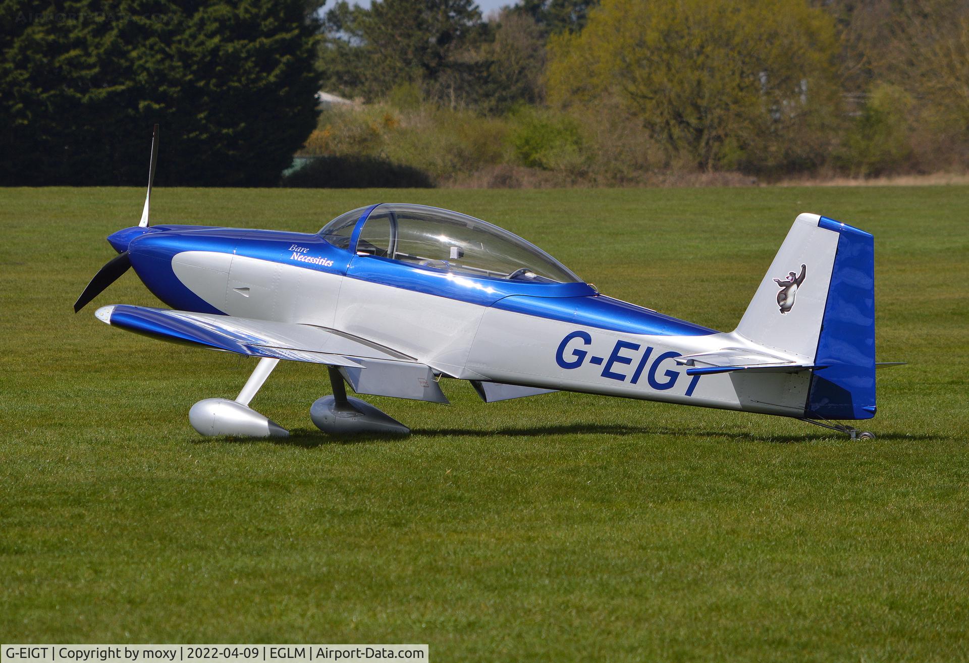 G-EIGT, 2021 Vans RV-8 C/N LAA 303-15234, Vans RV-8 at White Waltham.
