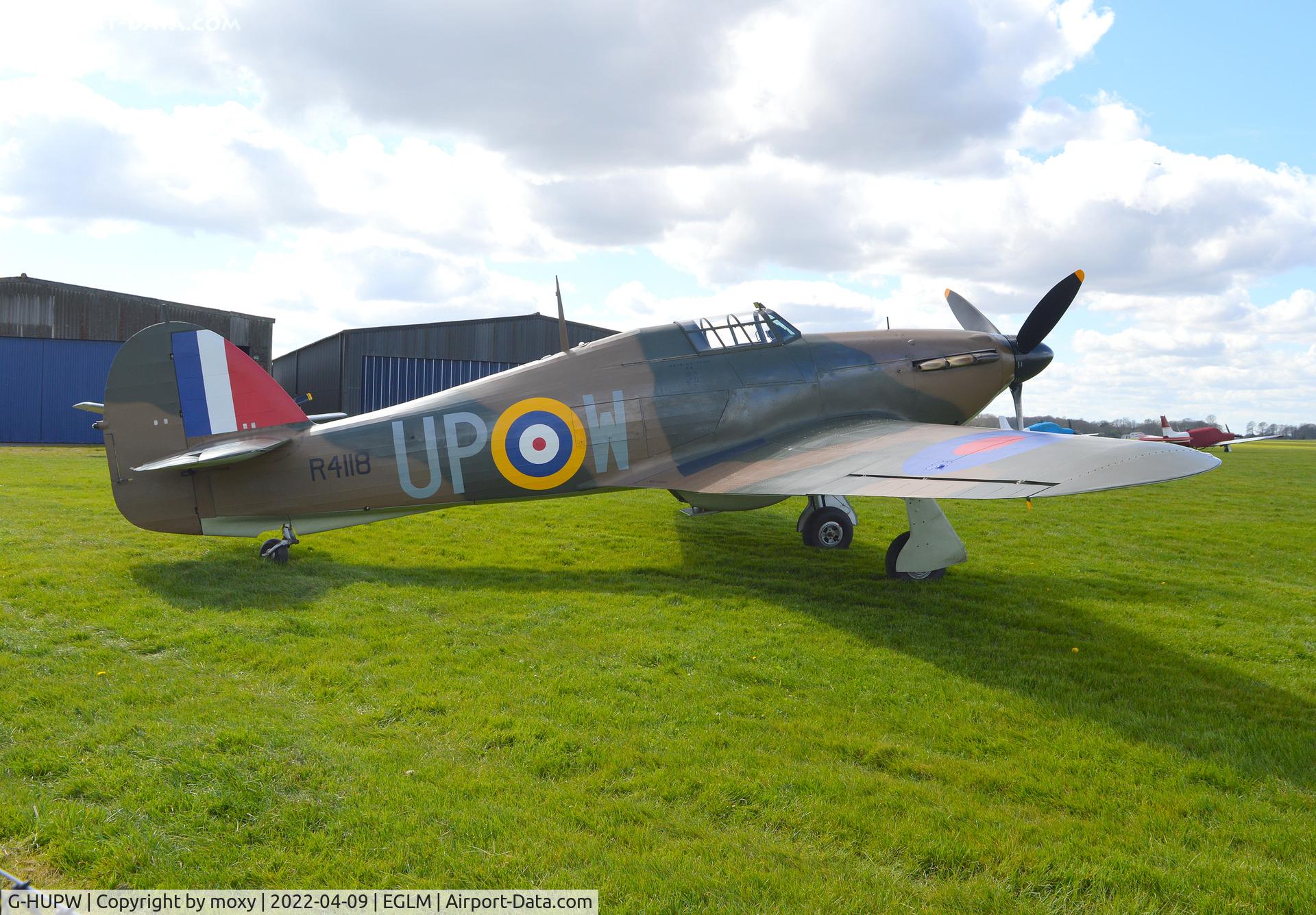 G-HUPW, 1940 Hawker Hurricane I C/N G592301, Hawker Hurricane Mk.1 at White Waltham.