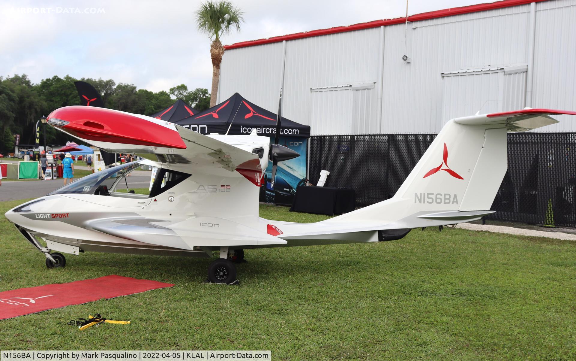 N156BA, 2018 ICON Aircraft A5 C/N 00073, ICON Aircraft A5