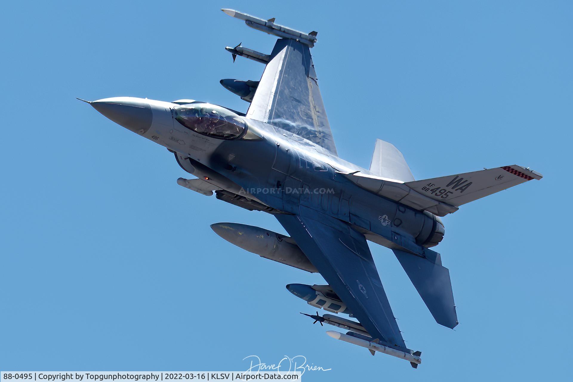 88-0495, 1989 General Dynamics F-16C Fighting Falcon C/N 1C-97, RIFLE21