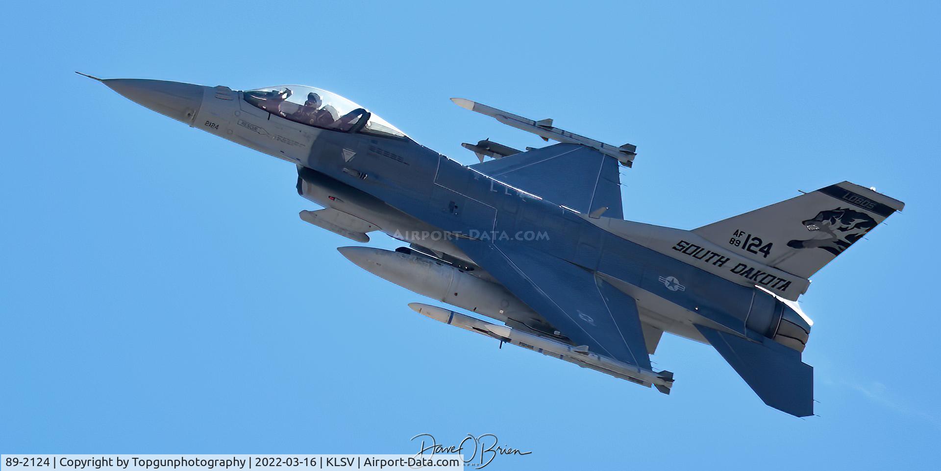 89-2124, 1989 General Dynamics F-16CM Fighting Falcon C/N 1C-277, 175th FS