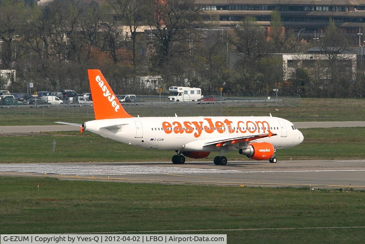 G-EZUM, 2012 Airbus A320-214 C/N 5020, Airbus A320-214, Ready to take off rwy 14L, Toulouse Blagnac Airport (LFBO-TLS)