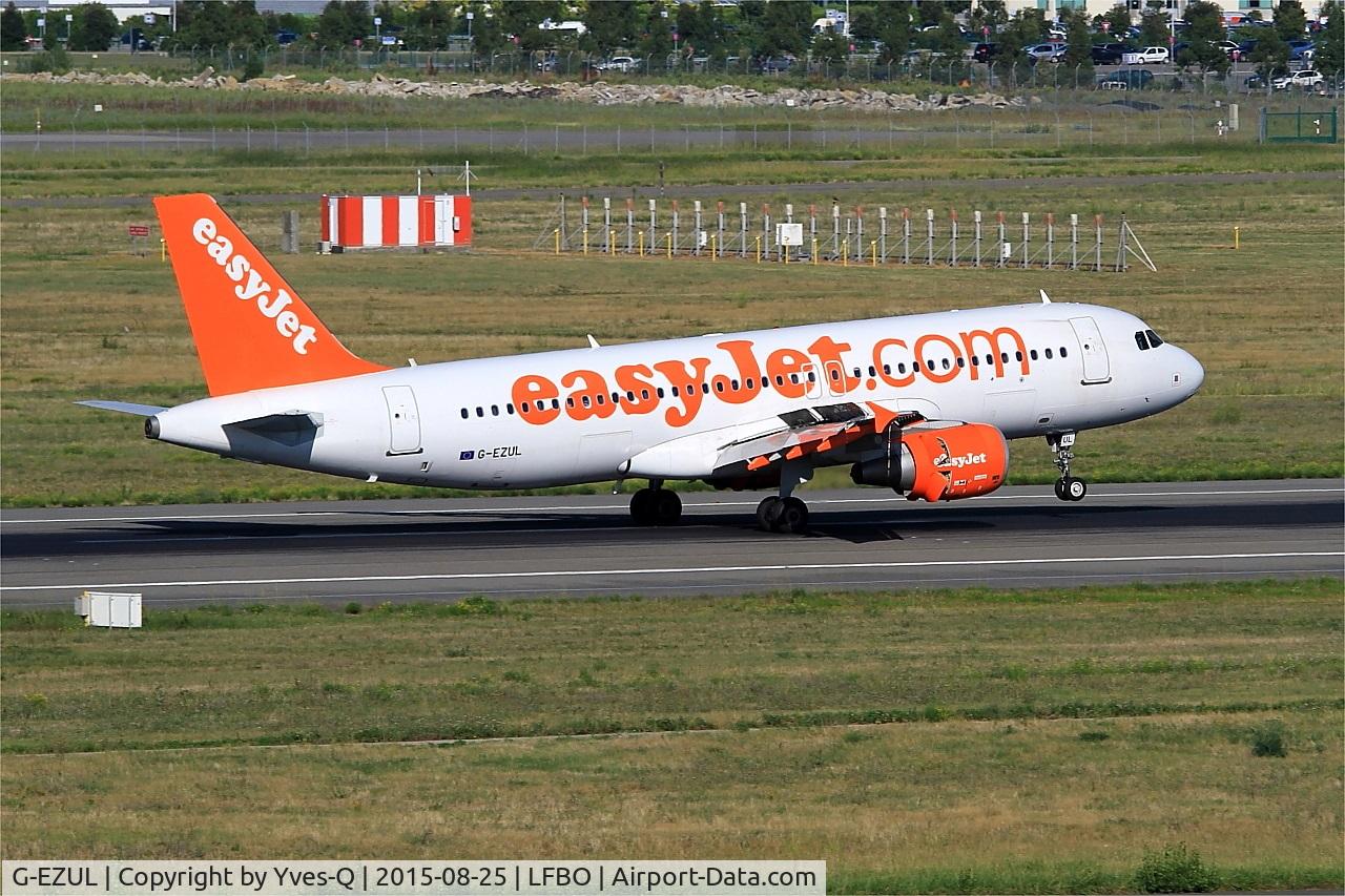 G-EZUL, 2012 Airbus A320-214 C/N 5019, Airbus A320-214, Landing rwy 14R, Toulouse-Blagnac airport (LFBO-TLS)