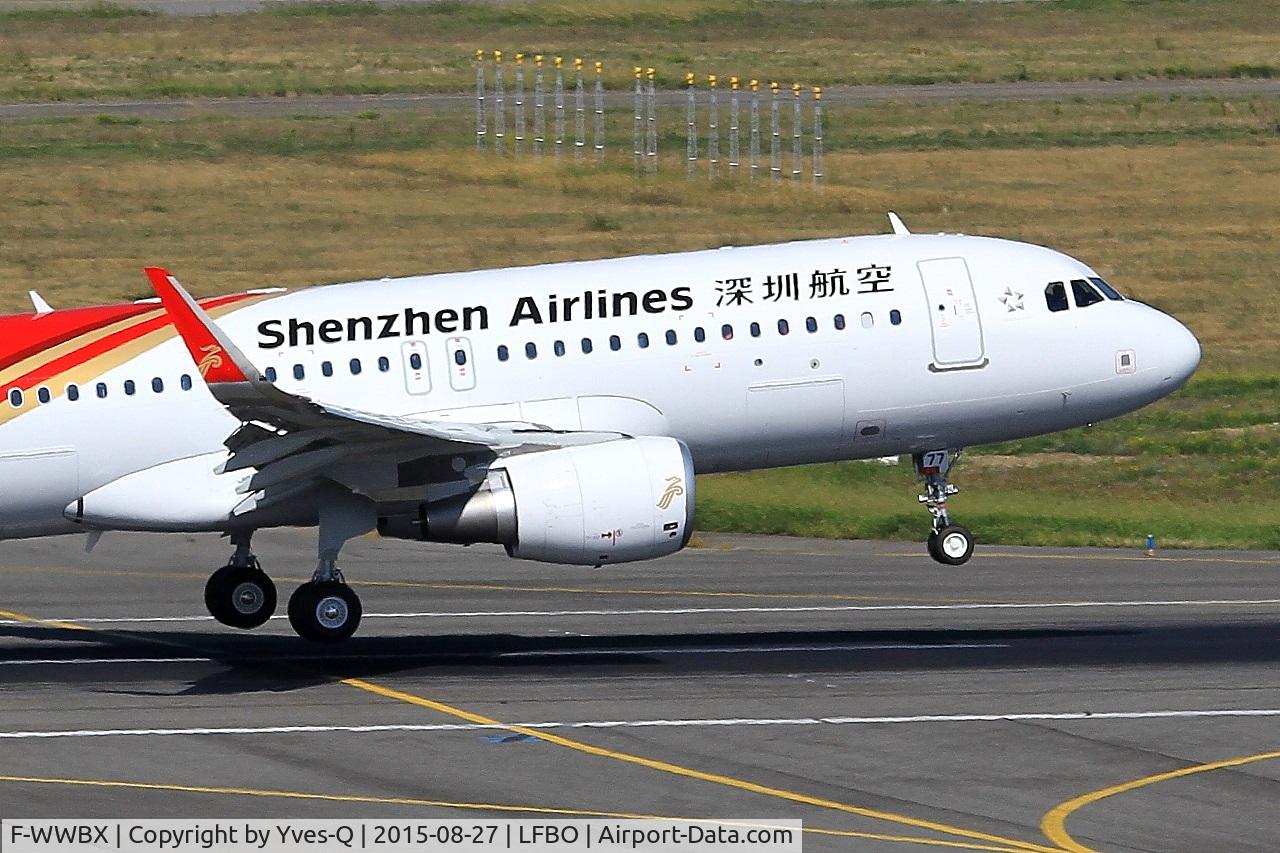 F-WWBX, 2015 Airbus A320-214 C/N 6708, Airbus A320-214, Landing rwy 14R, Toulouse-Blagnac airport (LFBO-TLS)