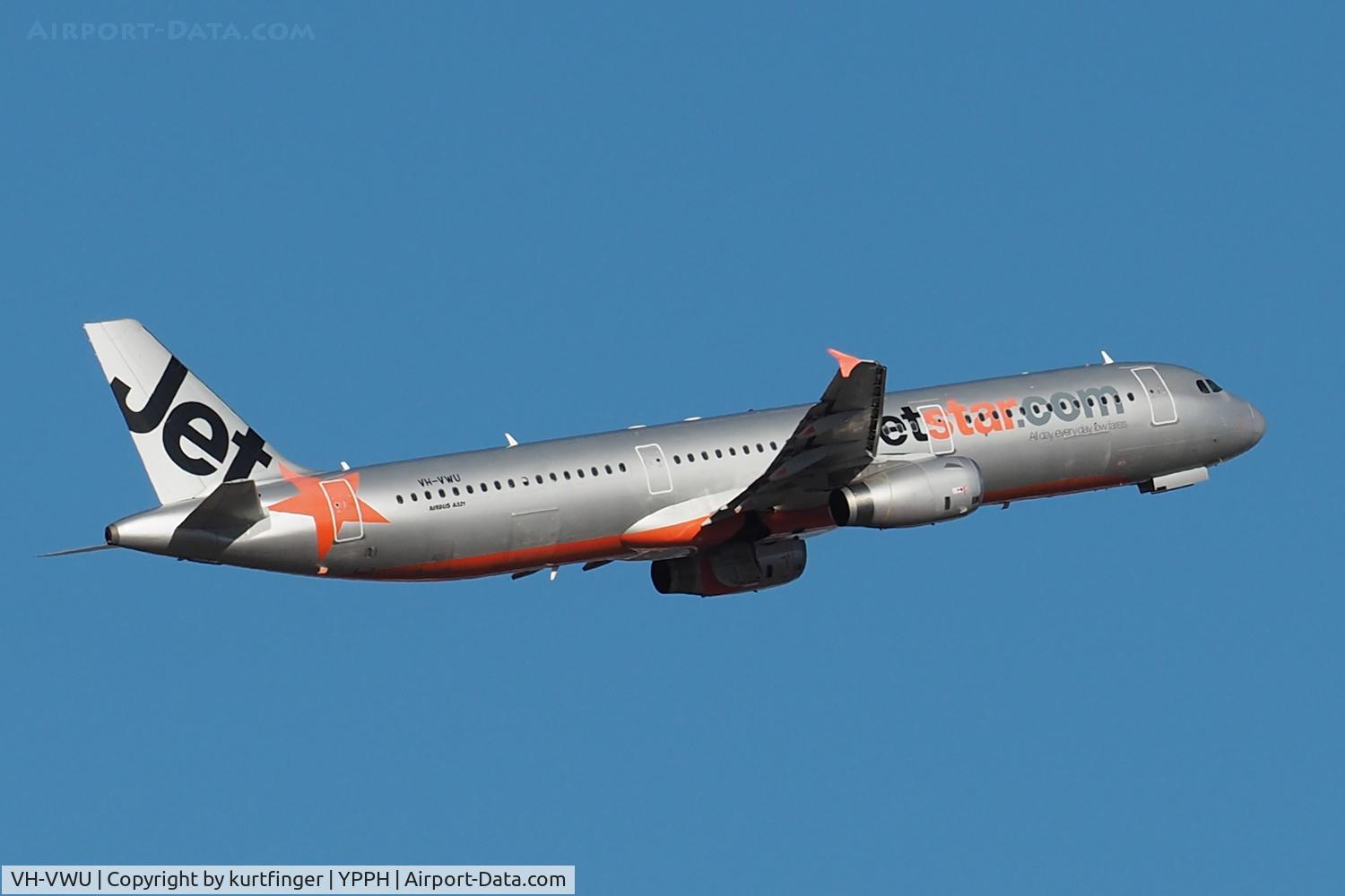VH-VWU, 2009 Airbus A321-231 C/N 3948, Airbus A321-231 cn 3948. Jetstar VH-VWU YPPH 09 April 2022.