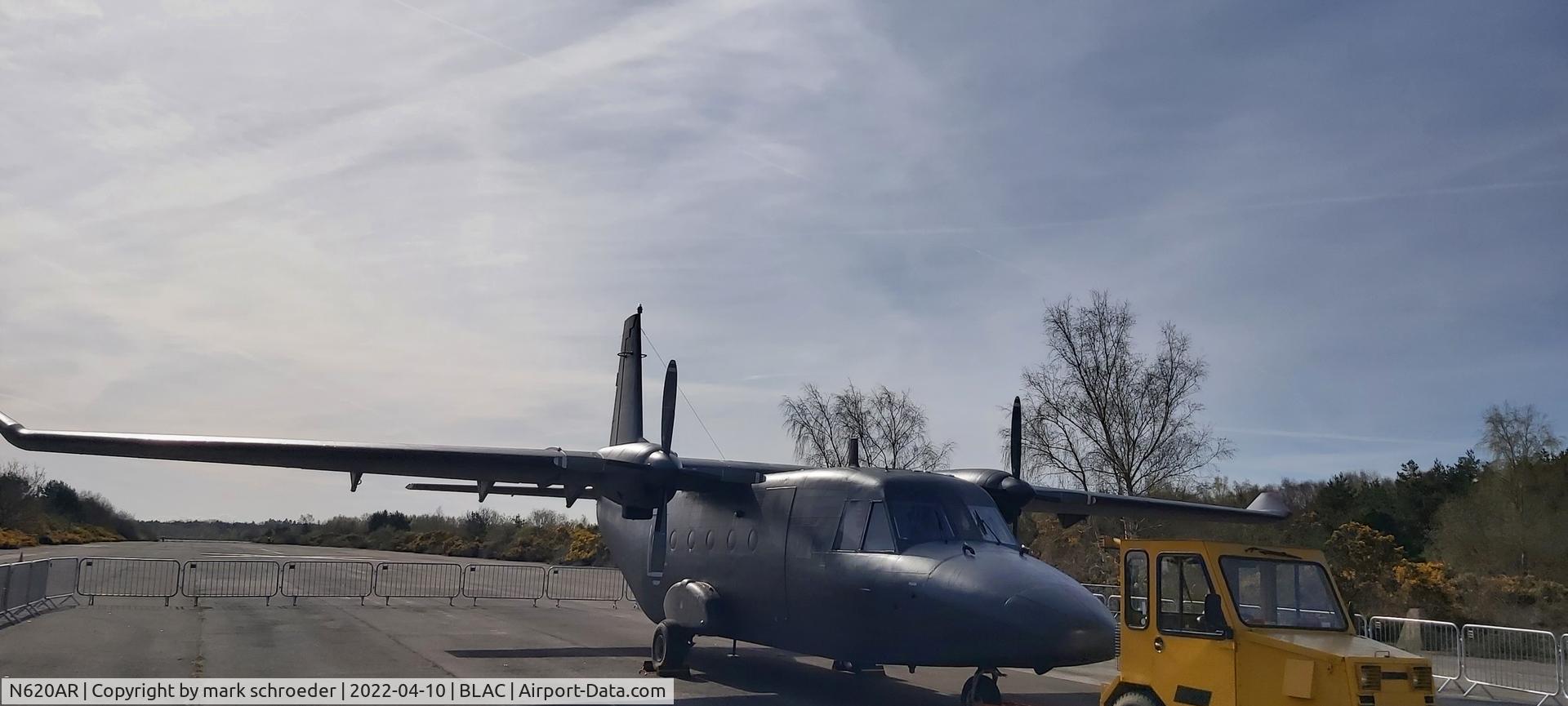 N620AR, 1989 CASA C-212-DF C/N 379, Filming at Blackbushe Airport, Yateley, UK