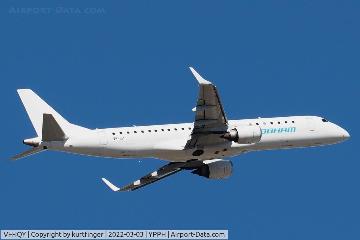 VH-IQY, 2007 Embraer 190AR (ERJ-190-100IGW) C/N 19000087, Embraer EJR-190AR -100 IGW cn 19000087. Cobham VH-IQY  YPPH 03 March 2022