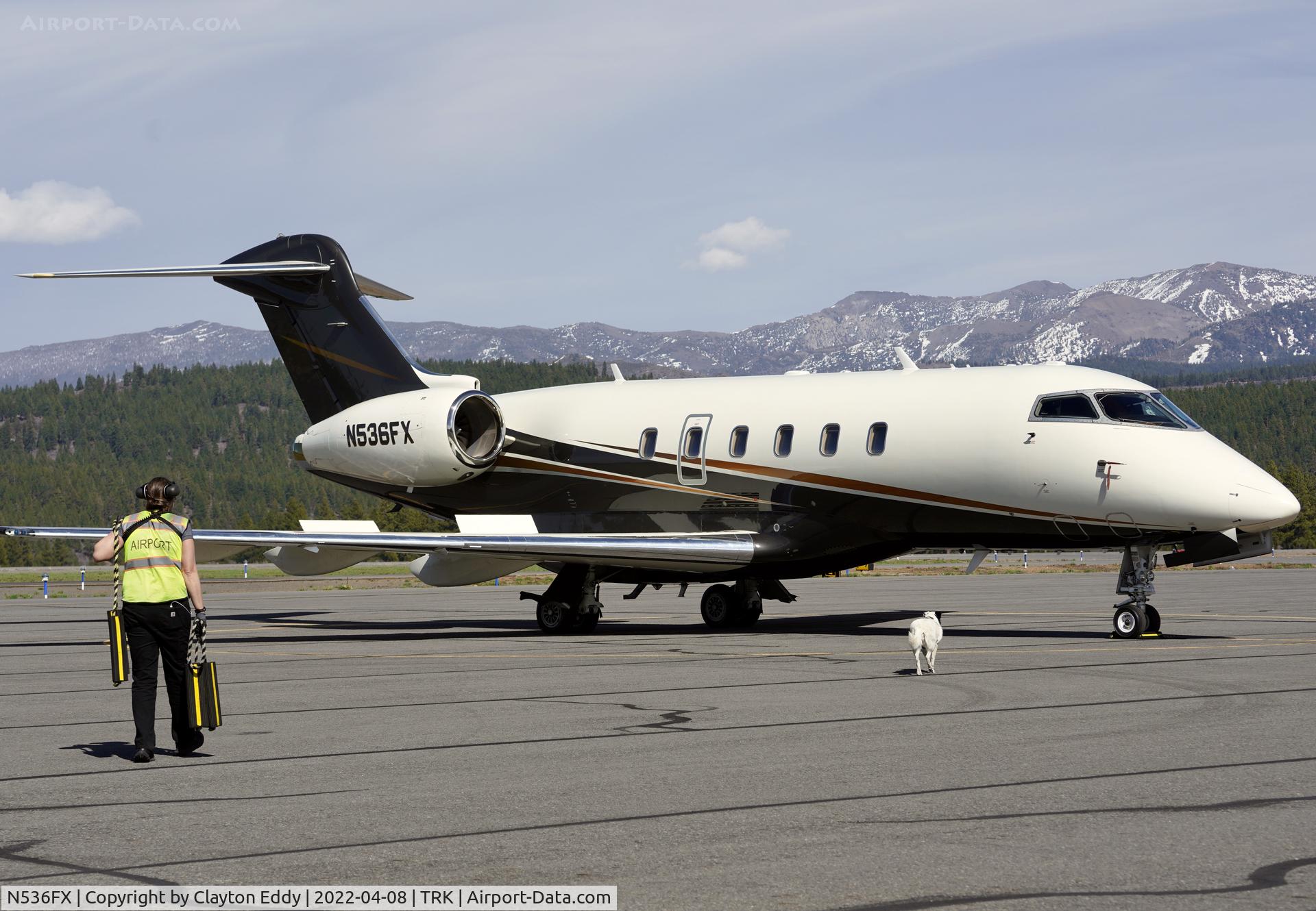 N536FX, 2007 Bombardier Challenger 300 (BD-100-1A10) C/N 20171, Truckee Airport in California 2022.