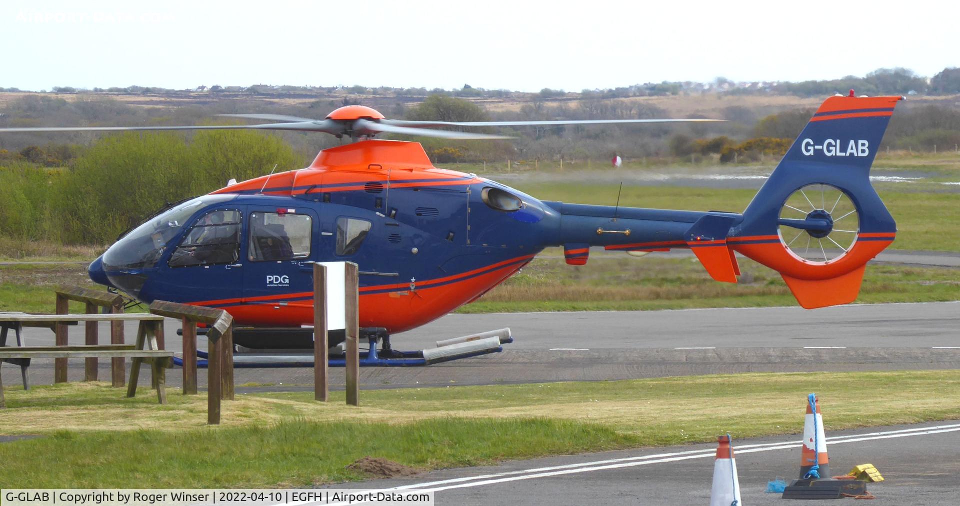 G-GLAB, 2008 Eurocopter EC-135T-2+ C/N 0712, Visiting helicopter operated by PDG Helicopters.