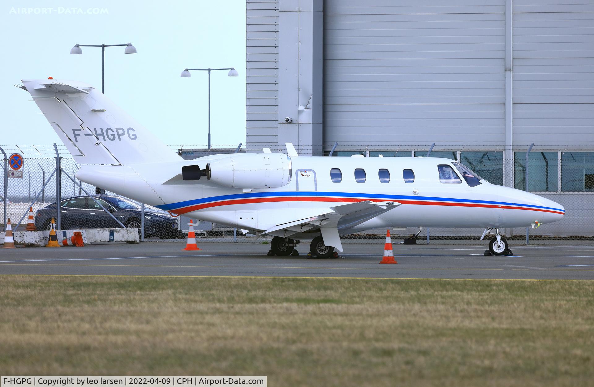 F-HGPG, Cessna 525 CitationJet C/N 525-0102, Copenhagen 9.4.2022