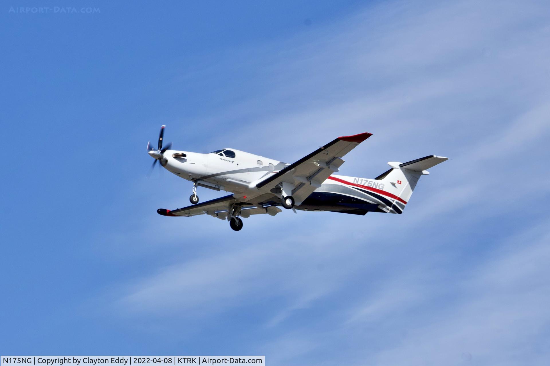 N175NG, 2017 Pilatus PC-12/47E C/N 1757, Truckee Tahoe Airport in California 2022.
