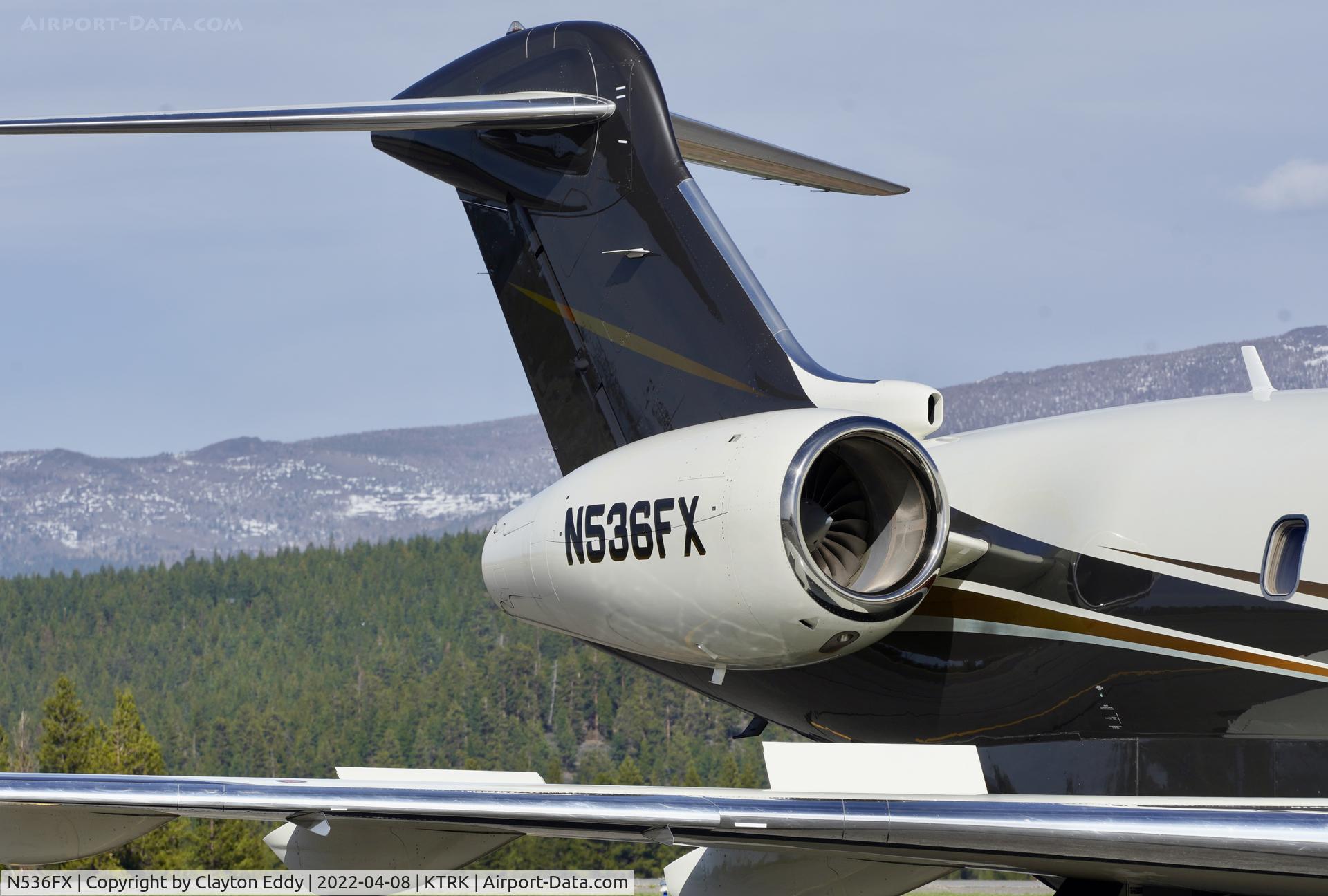 N536FX, 2007 Bombardier Challenger 300 (BD-100-1A10) C/N 20171, Truckee Tahoe Airport in California 2022.