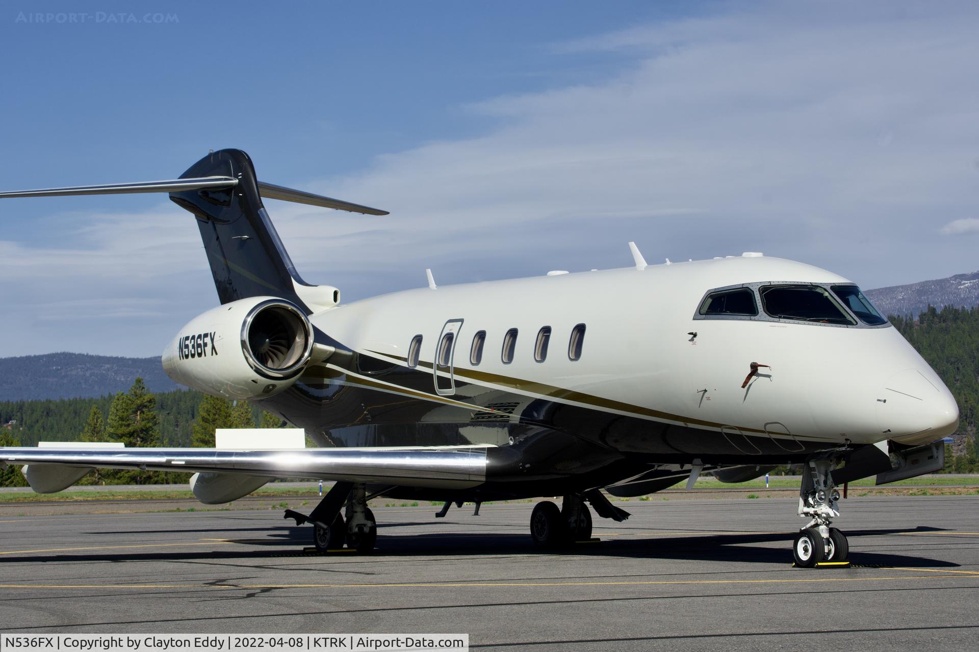 N536FX, 2007 Bombardier Challenger 300 (BD-100-1A10) C/N 20171, Truckee Tahoe Airport in California 2022.