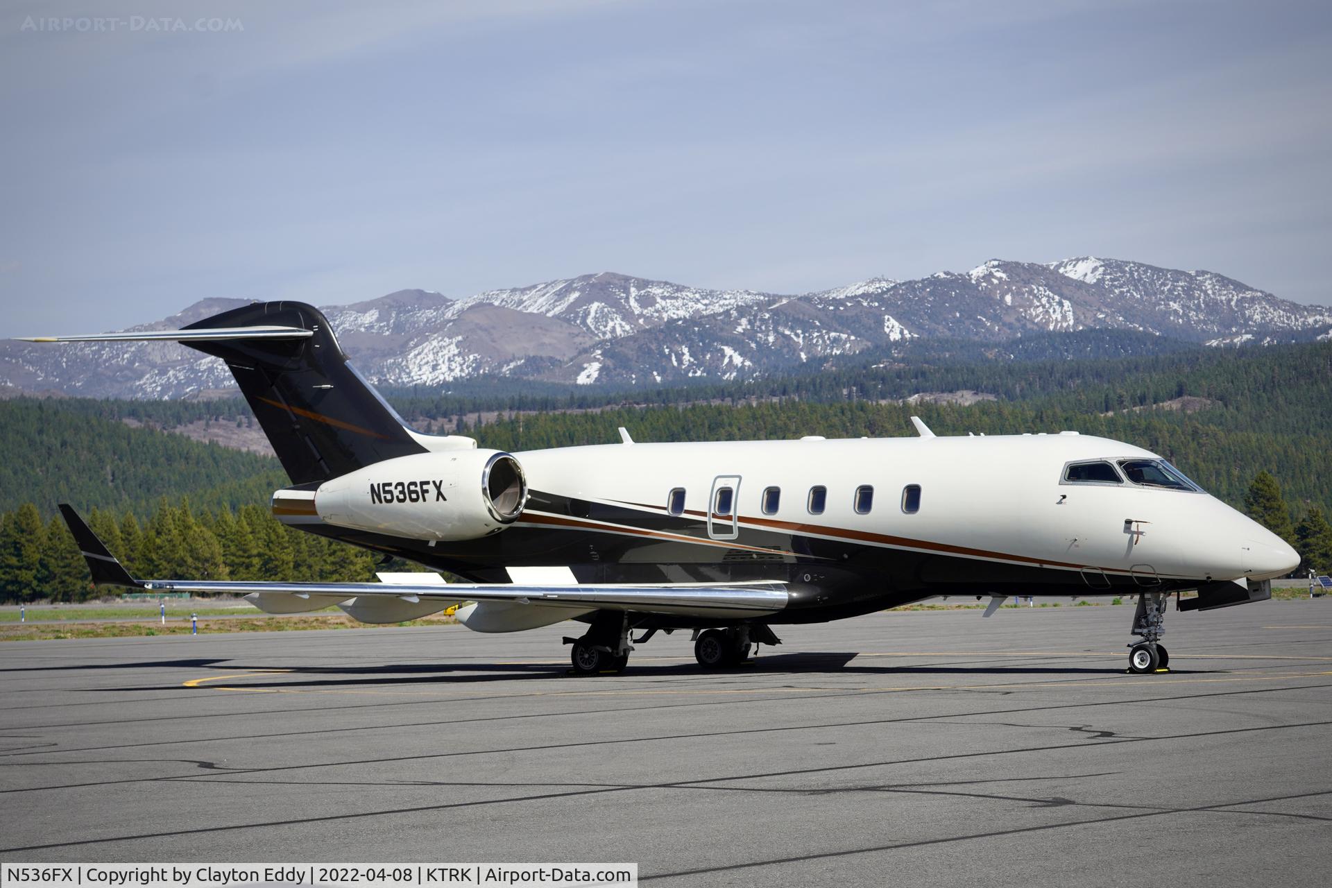 N536FX, 2007 Bombardier Challenger 300 (BD-100-1A10) C/N 20171, Truckee Tahoe Airport in California 2022.