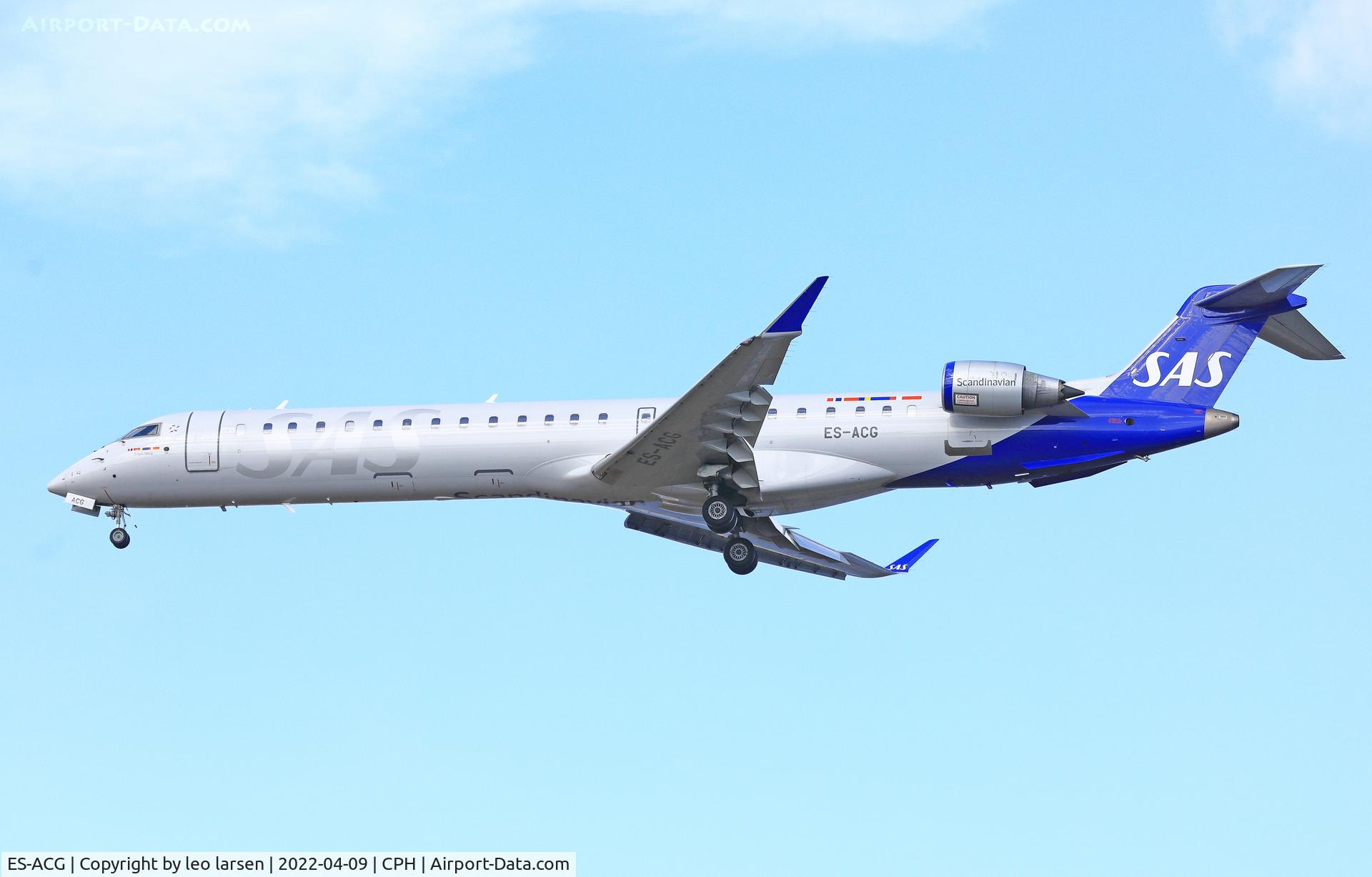 ES-ACG, 2012 Bombardier CRJ-900 NG (CL-600-2D24) C/N 15277, Copenhagen 9.4.3022 L/D R-30