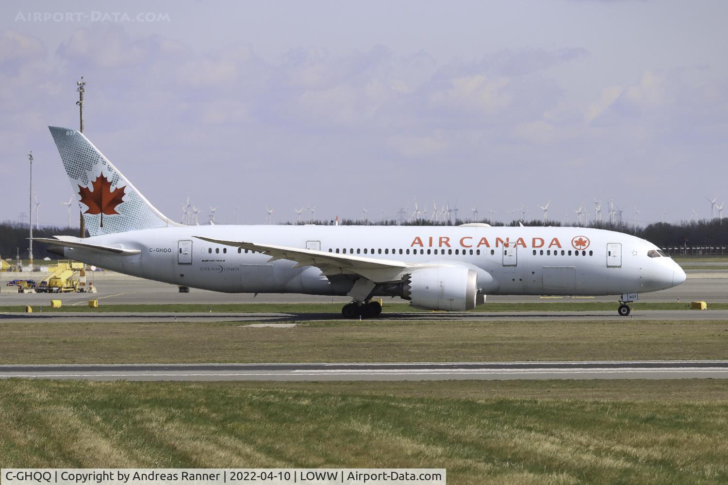 C-GHQQ, 2014 Boeing 787-8 Dreamliner C/N 35263, Air Canada Boeing 787