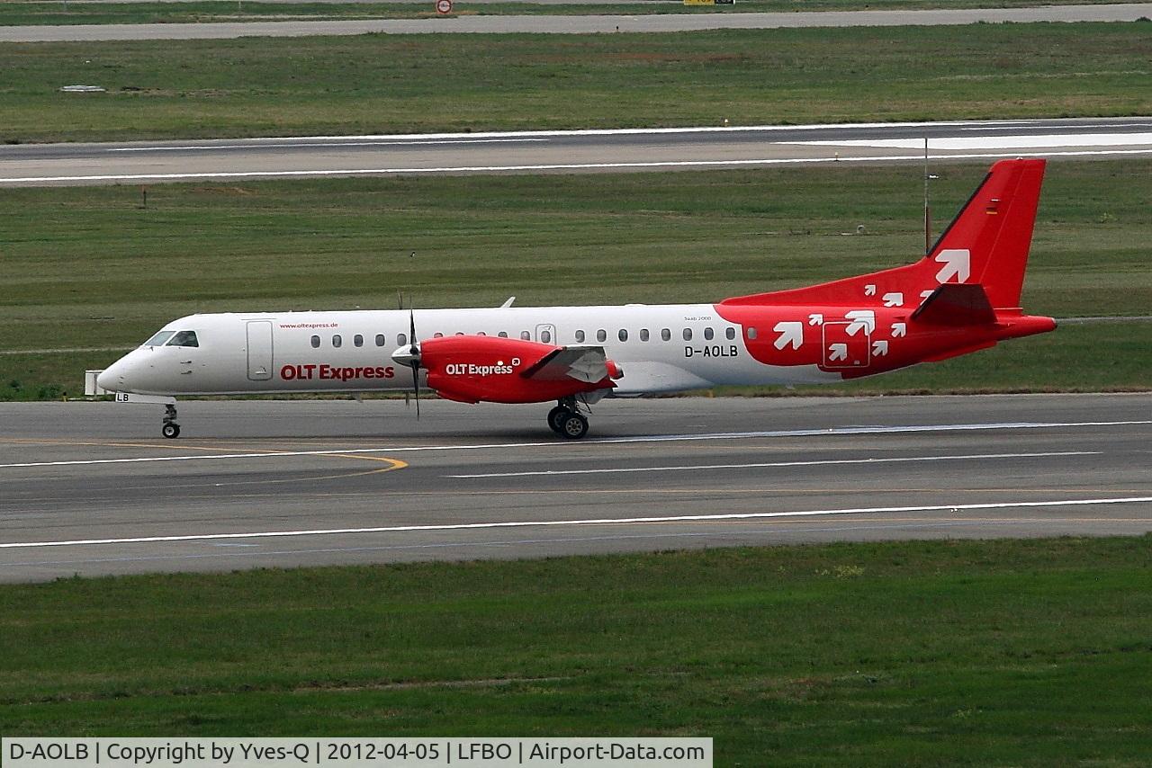 D-AOLB, 1994 Saab 2000 C/N 2000-005, Saab 2000, Taxiing, Toulouse Blagnac Airport (LFBO-TLS)