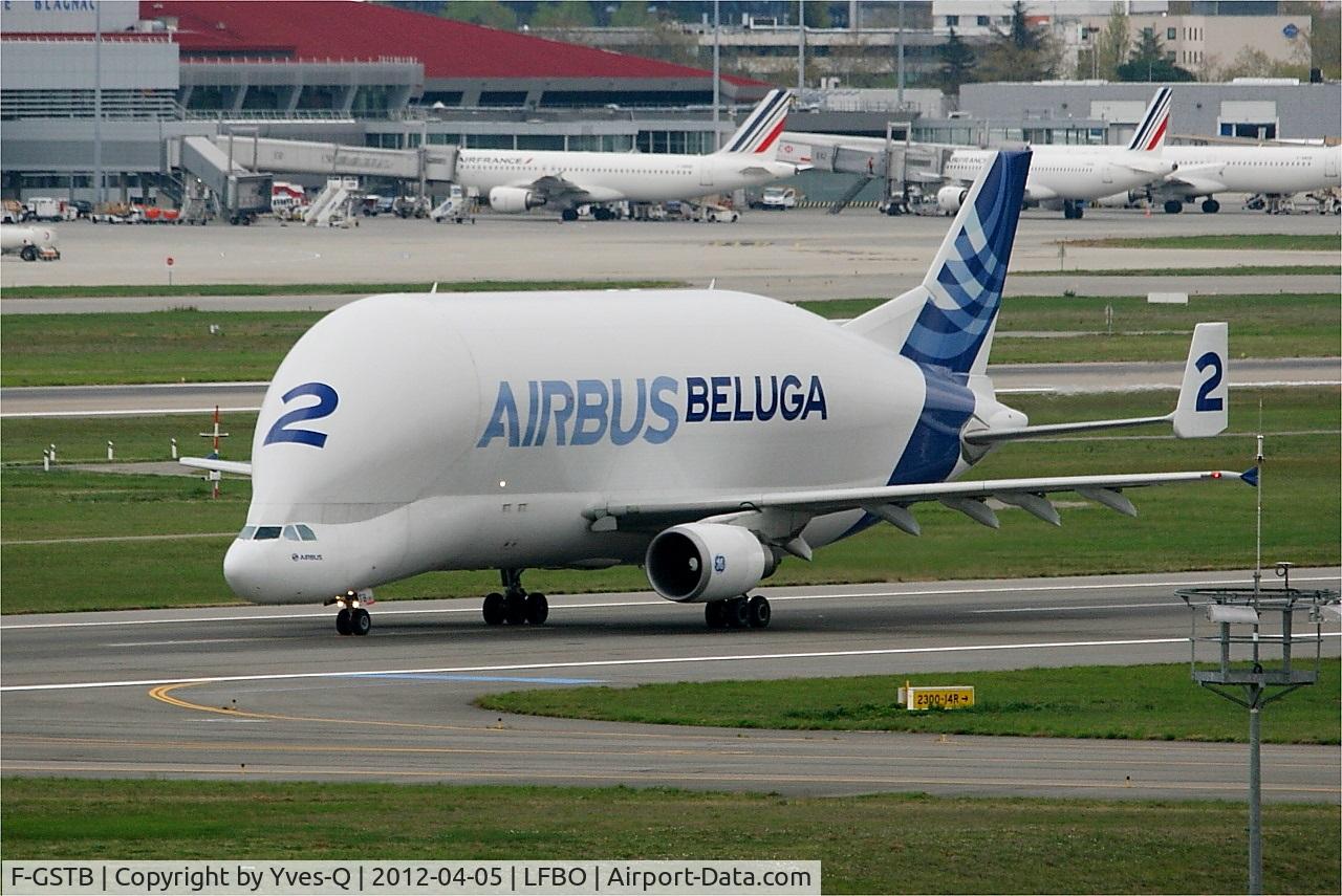F-GSTB, 1996 Airbus A300B4-608ST Super Transporter C/N 751, Airbus A300B4-608ST Beluga, Taxiing, Toulouse-Blagnac Airport (LFBO-TLS)