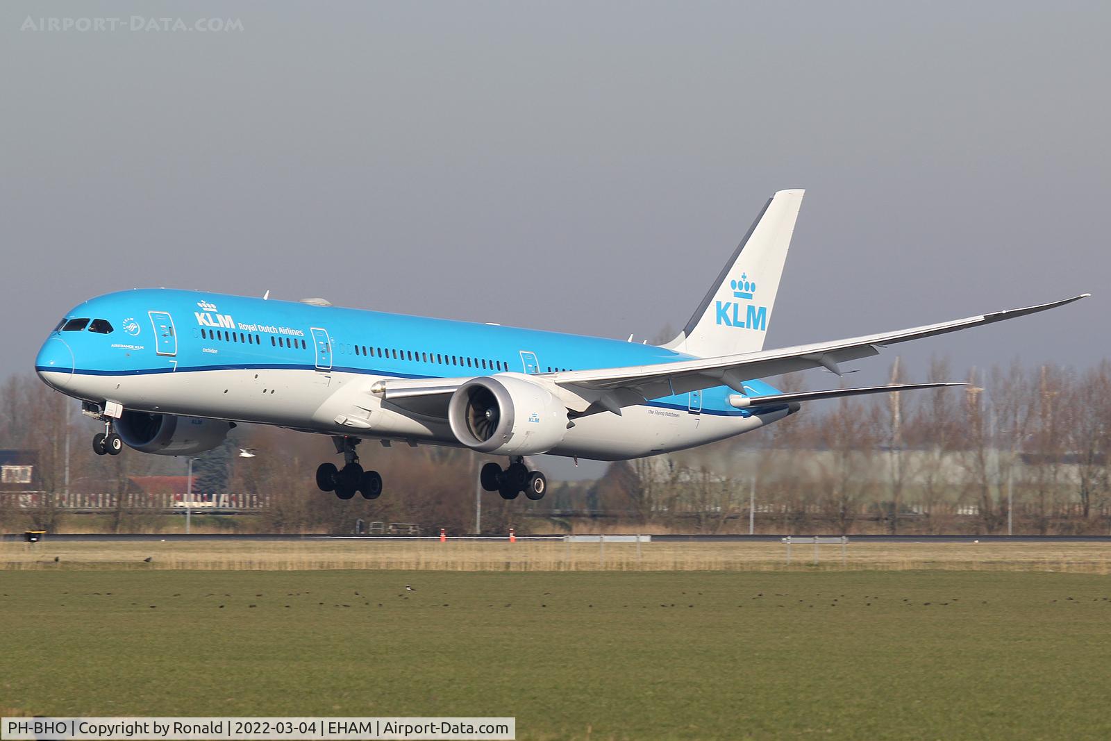 PH-BHO, 2018 Boeing 787-9 Dreamliner Dreamliner C/N 42509, at spl