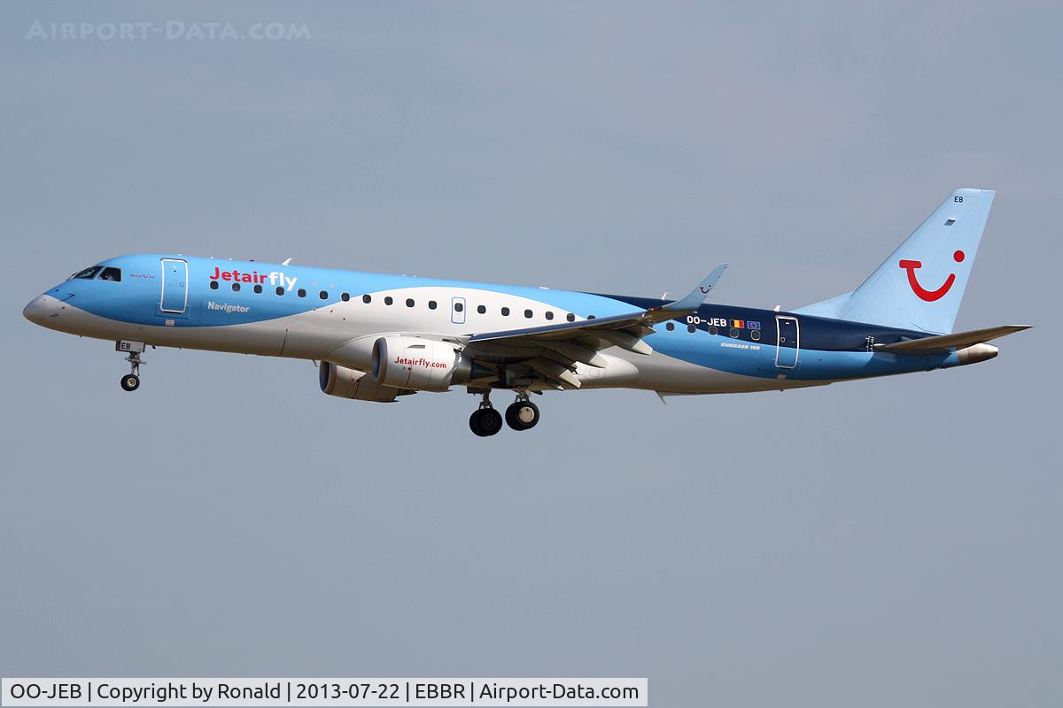 OO-JEB, 2013 Embraer 190STD (ERJ-190-100STD) C/N 19000607, at bru