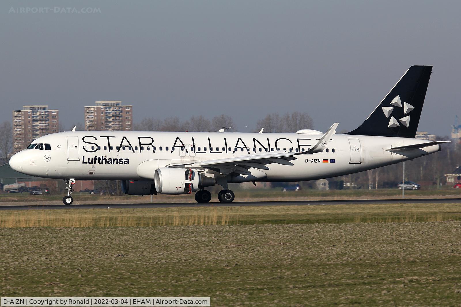 D-AIZN, 2012 Airbus A320-214 C/N 5425, at spl