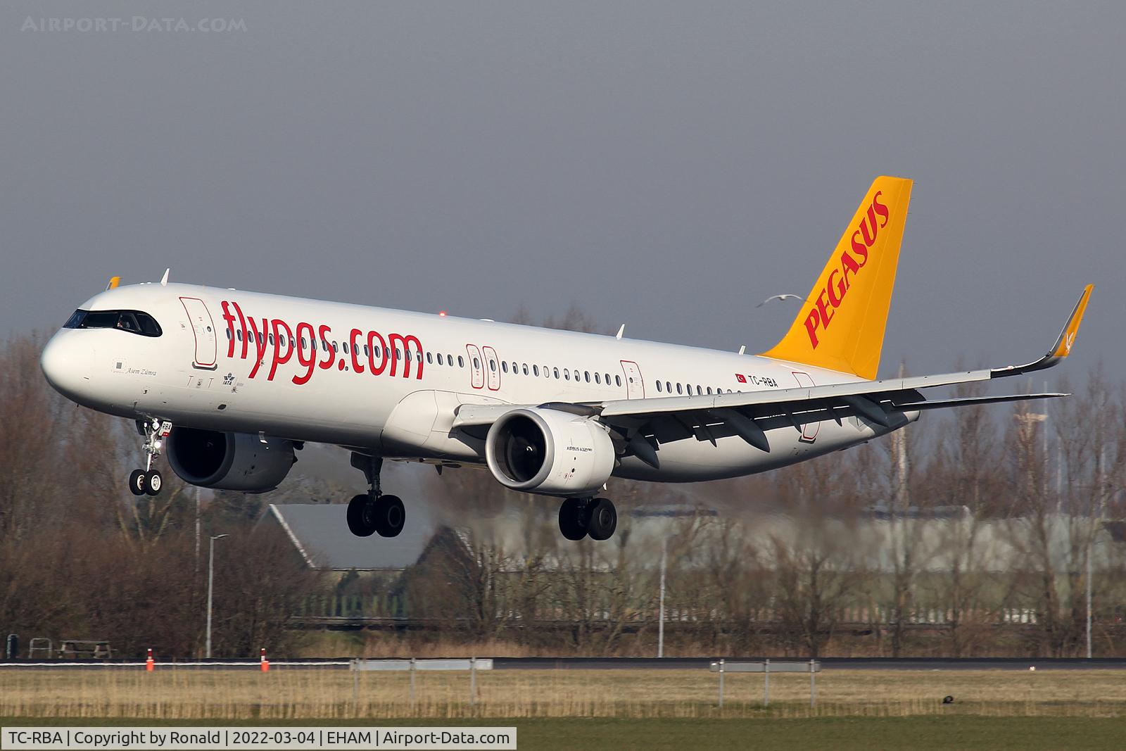 TC-RBA, 2019 Airbus A321-251NX C/N 8936, at spl