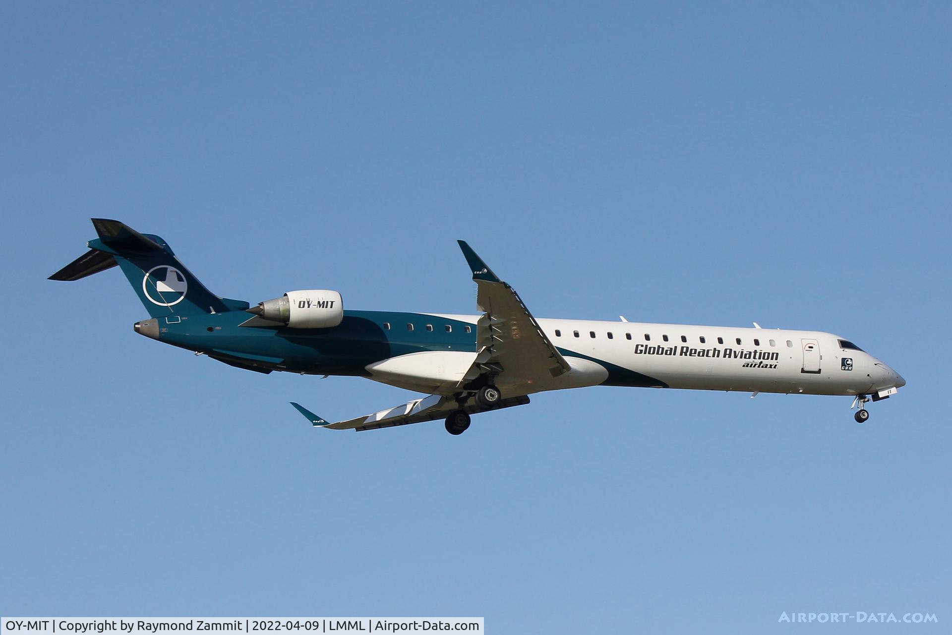 OY-MIT, 2006 Bombardier CRJ-900LR (CL-600-2D24) C/N 15078, Bombardier CRJ-900LR OY-MIT Global Reach Aviation