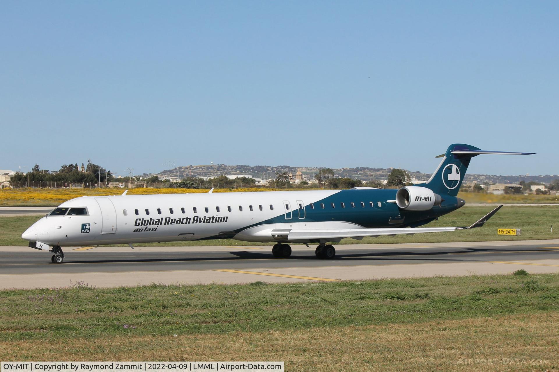 OY-MIT, 2006 Bombardier CRJ-900LR (CL-600-2D24) C/N 15078, Bombardier CRJ-900LR OY-MIT Global Reach Aviation