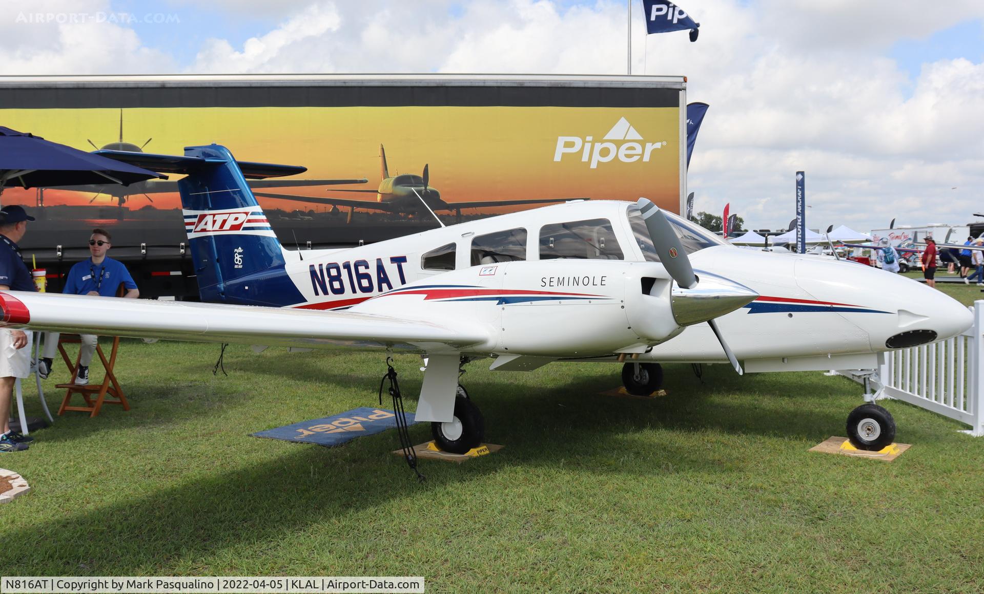 N816AT, 2022 Piper PA-44-180 Seminole C/N 4496535, Piper PA-44-180