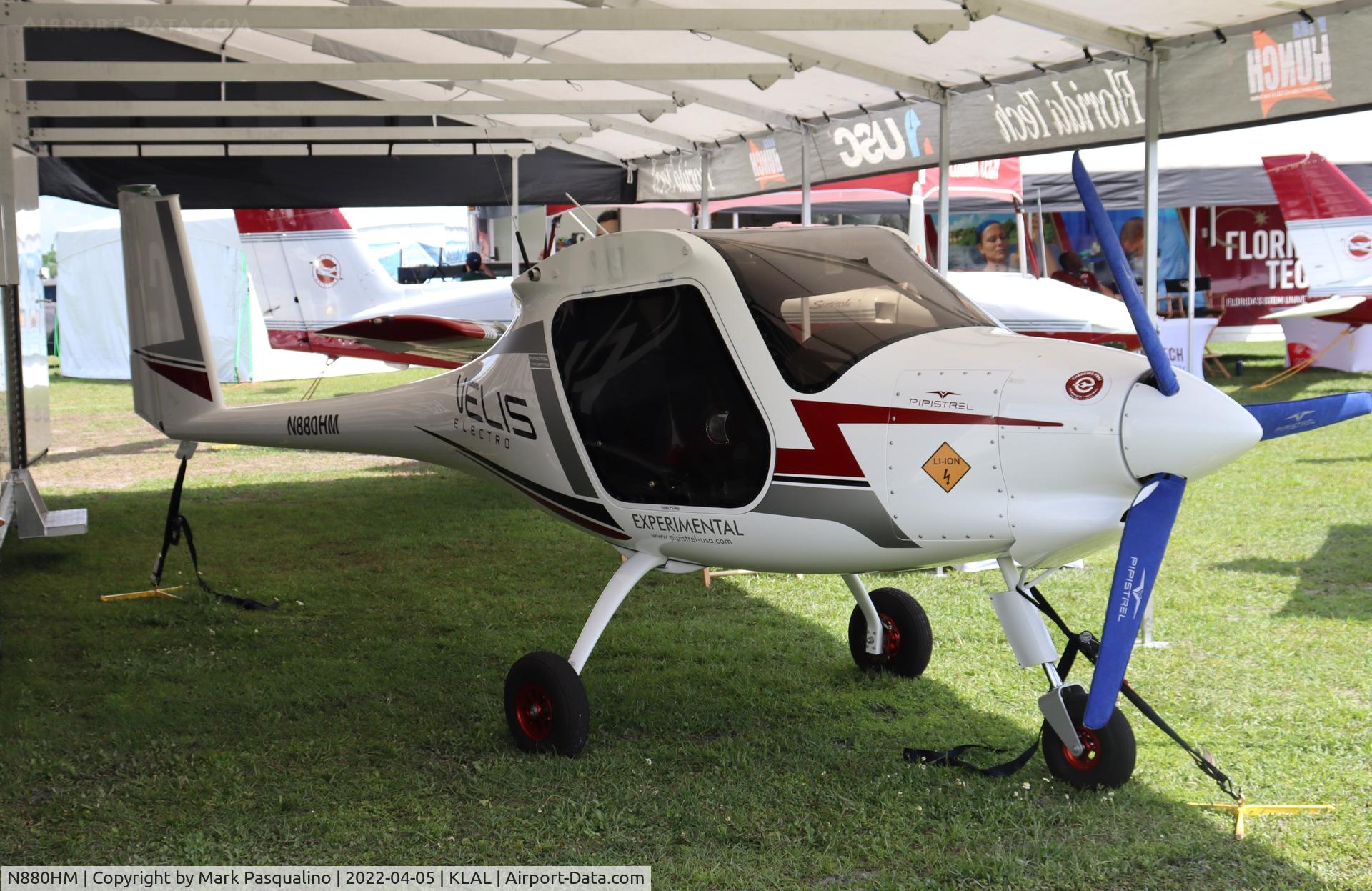 N880HM, 2021 Pipistrel Virus SW 128 (Velis Electro) C/N VSWX1280032, Pipistrel Virus SW 128 (Velis Electro)