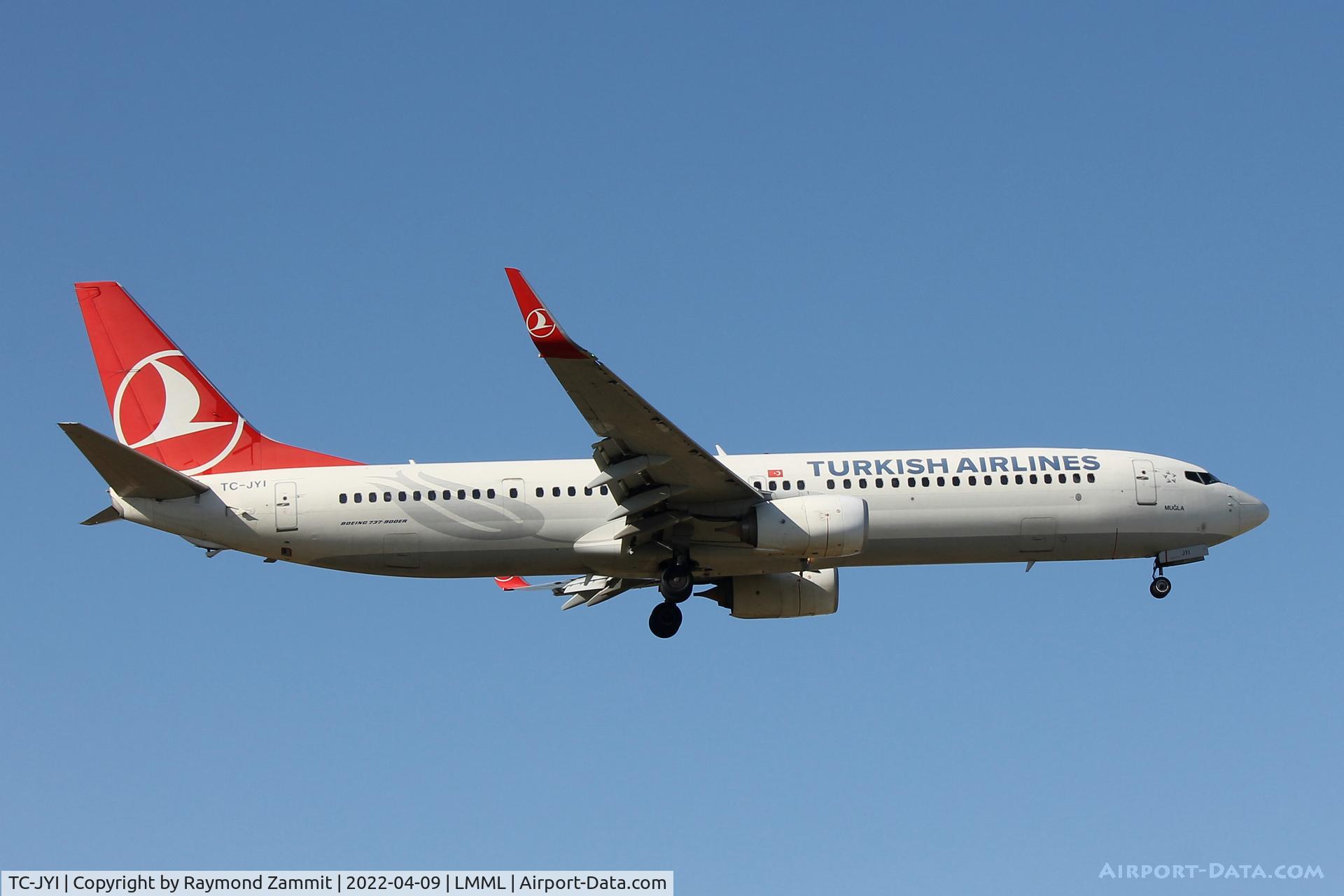 TC-JYI, 2012 Boeing 737-9F2/ER C/N 40985, B737-900 TC-JYI Turkish Airlines