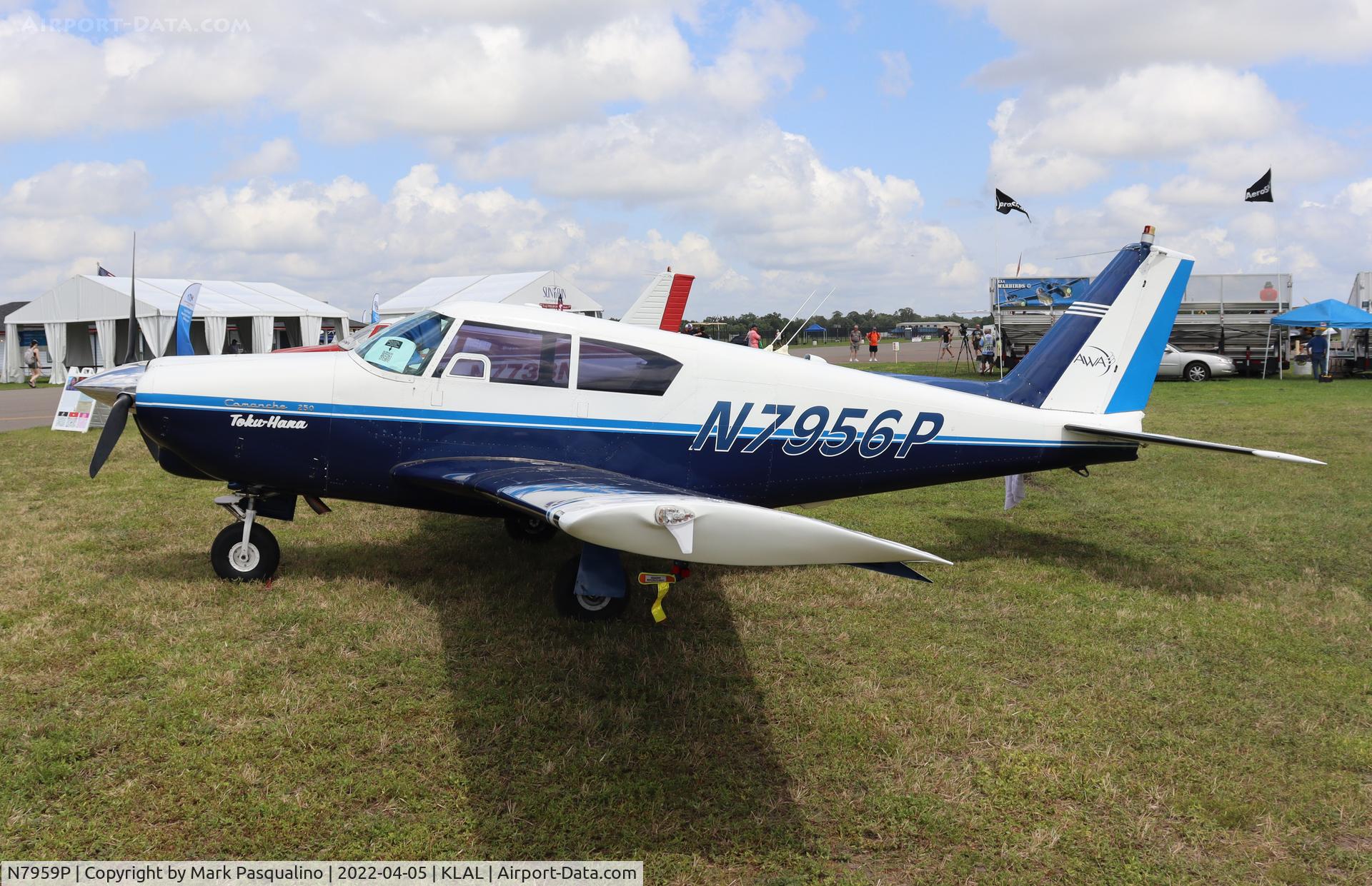 N7959P, 1962 Piper PA-24-250 Comanche C/N 24-3196, Piper PA-24-250
