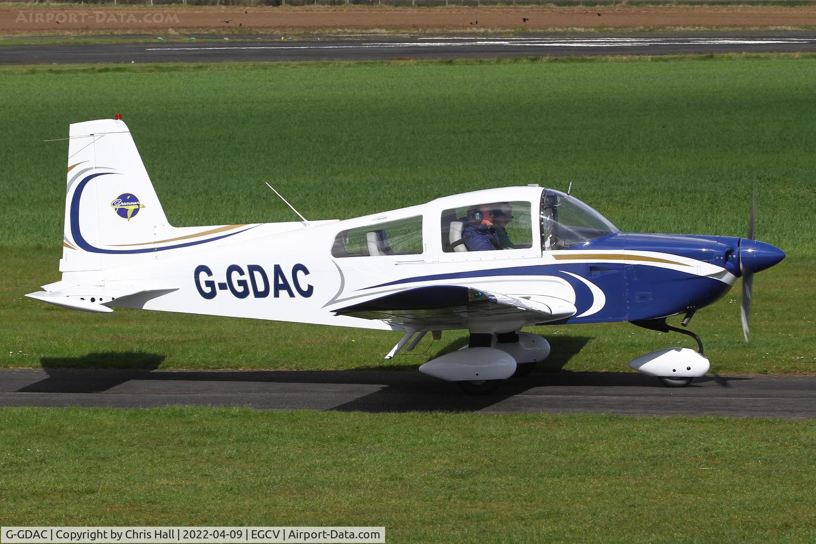 G-GDAC, 1976 Grumman American AA-5A Cheetah C/N AA5A-0347, Sleap