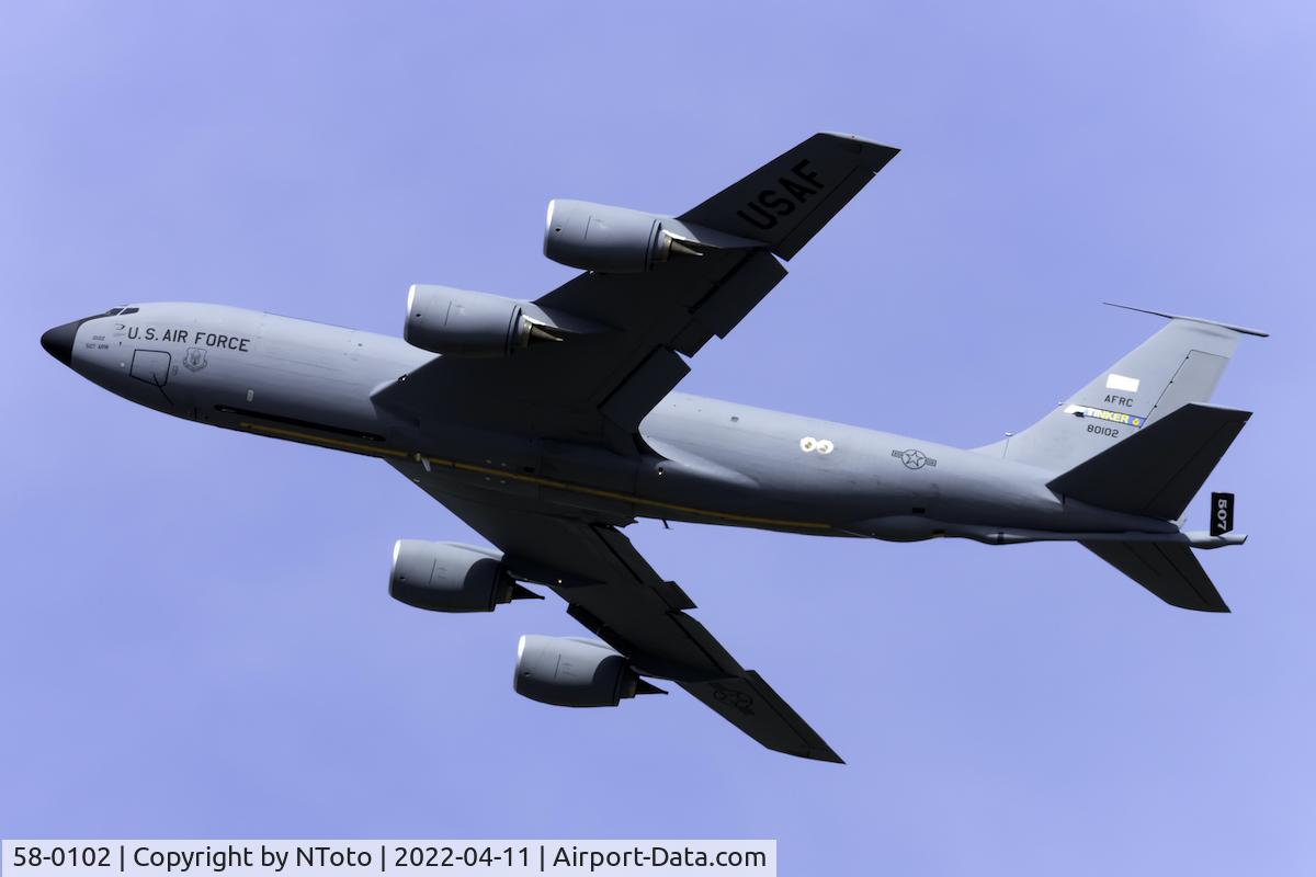 58-0102, 1958 Boeing KC-135R Stratotanker C/N 17847, Plane