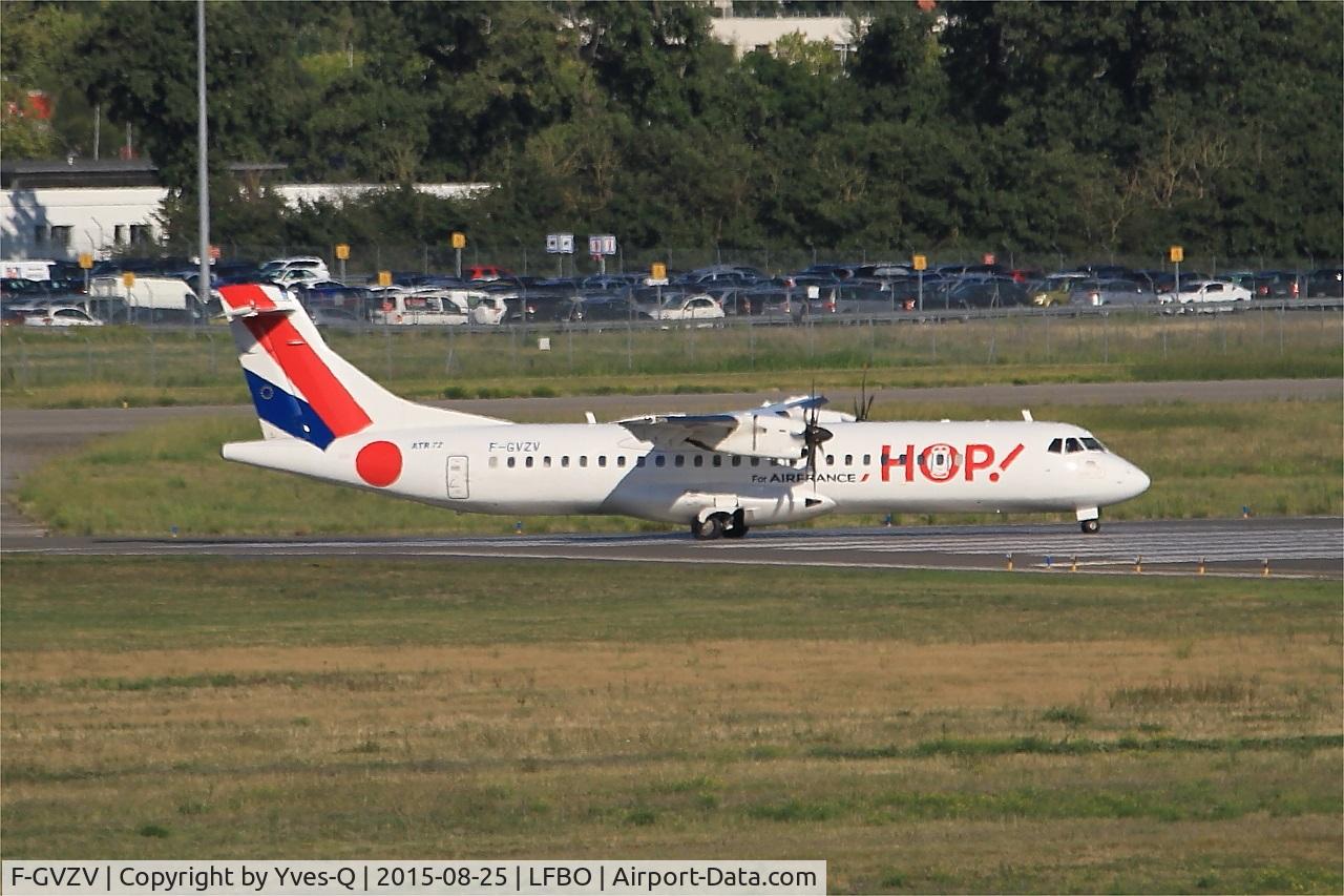 F-GVZV, 2002 ATR 72-212A C/N 686, ATR 72-212A, Lining up rwy 14L, Toulouse-Blagnac airport (LFBO-TLS)