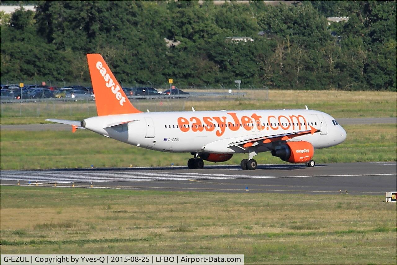 G-EZUL, 2012 Airbus A320-214 C/N 5019, Airbus A320-214, Ready to take off rwy 14L, Toulouse-Blagnac airport (LFBO-TLS)