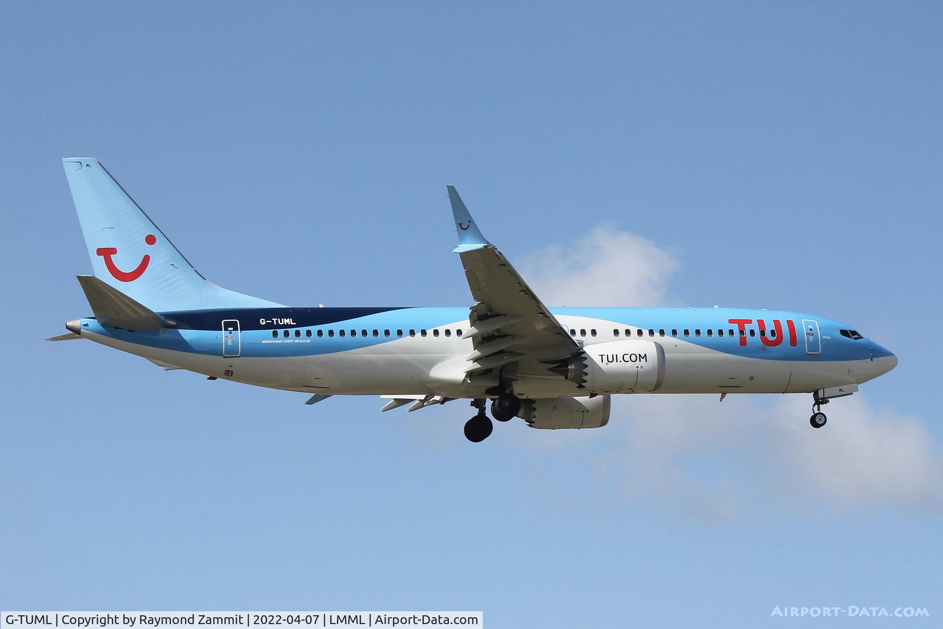 G-TUML, 2020 Boeing 737-8 C/N 44614, B737-8 MAX G-TUML TUI Airways