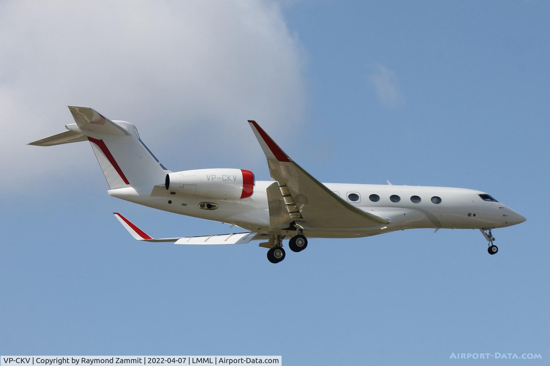 VP-CKV, 2016 Gulfstream G-VI (G650ER) C/N 6186, Gulfstream G-VI VP-CKV