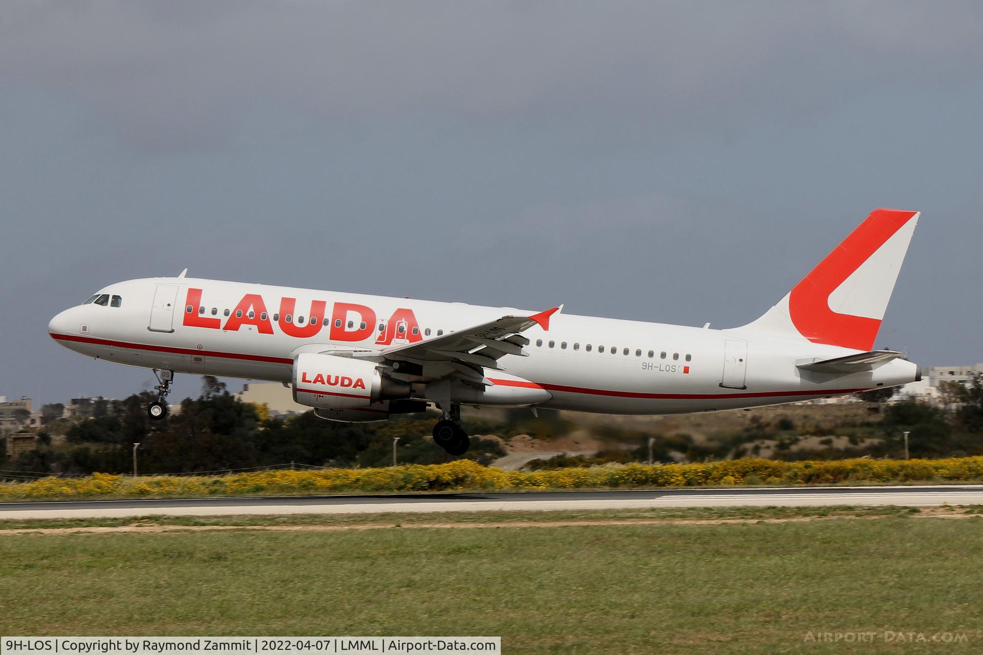 9H-LOS, 2007 Airbus A320-214 C/N 3153, A320 9H-LOS Lauda Europe