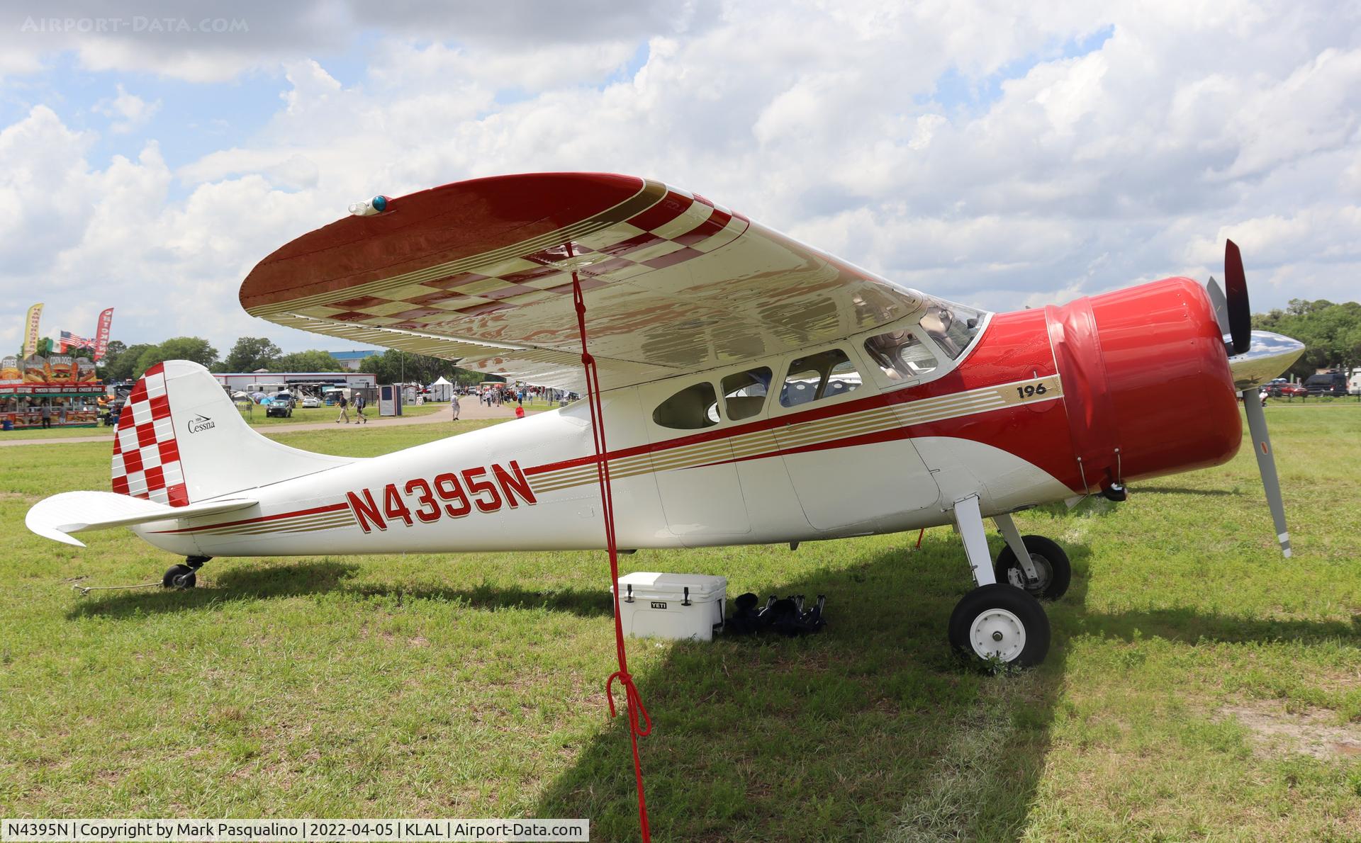 N4395N, 1947 Cessna 195 C/N 7010, Cessna 196