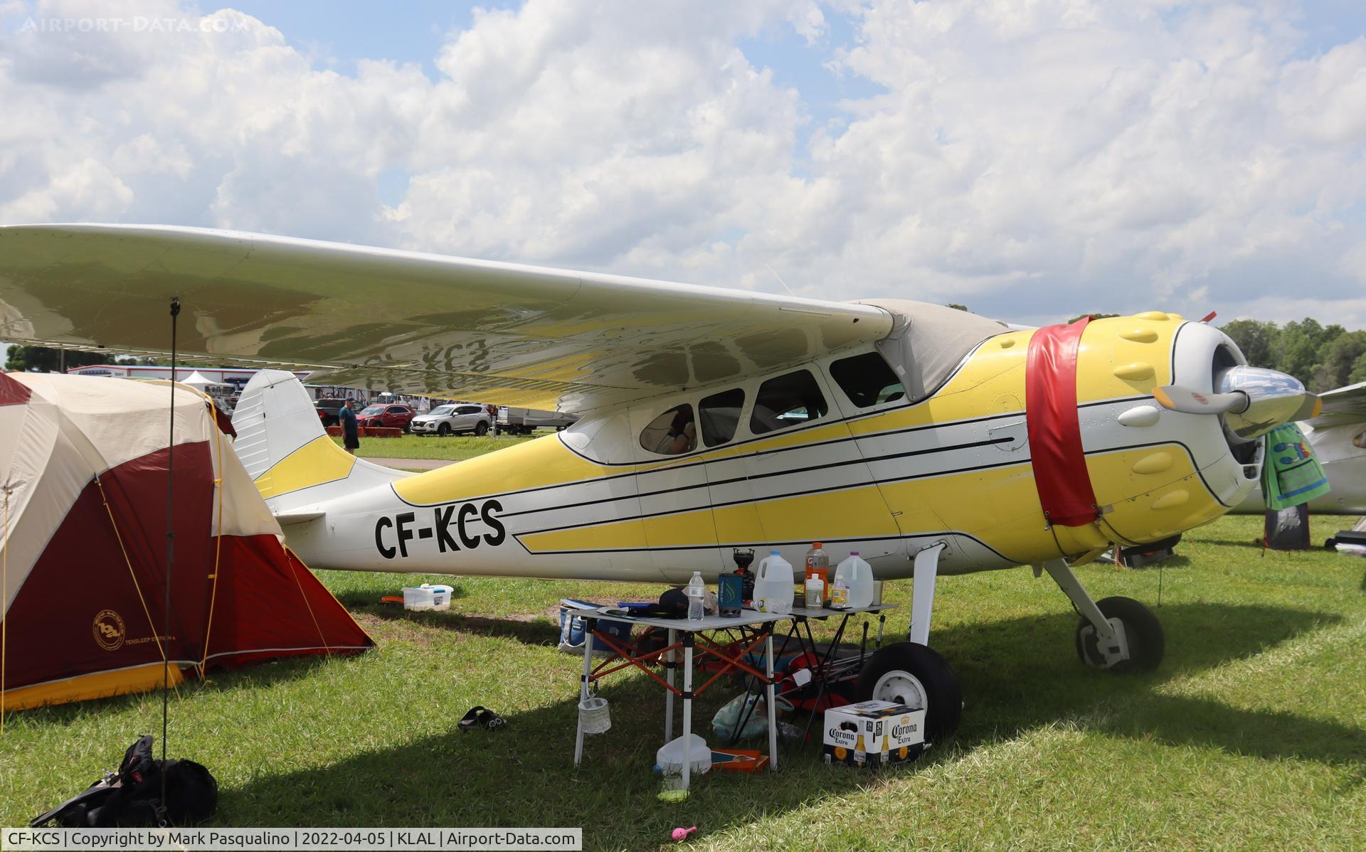 CF-KCS, 1947 Cessna 195 C/N 7034, Cessna 195