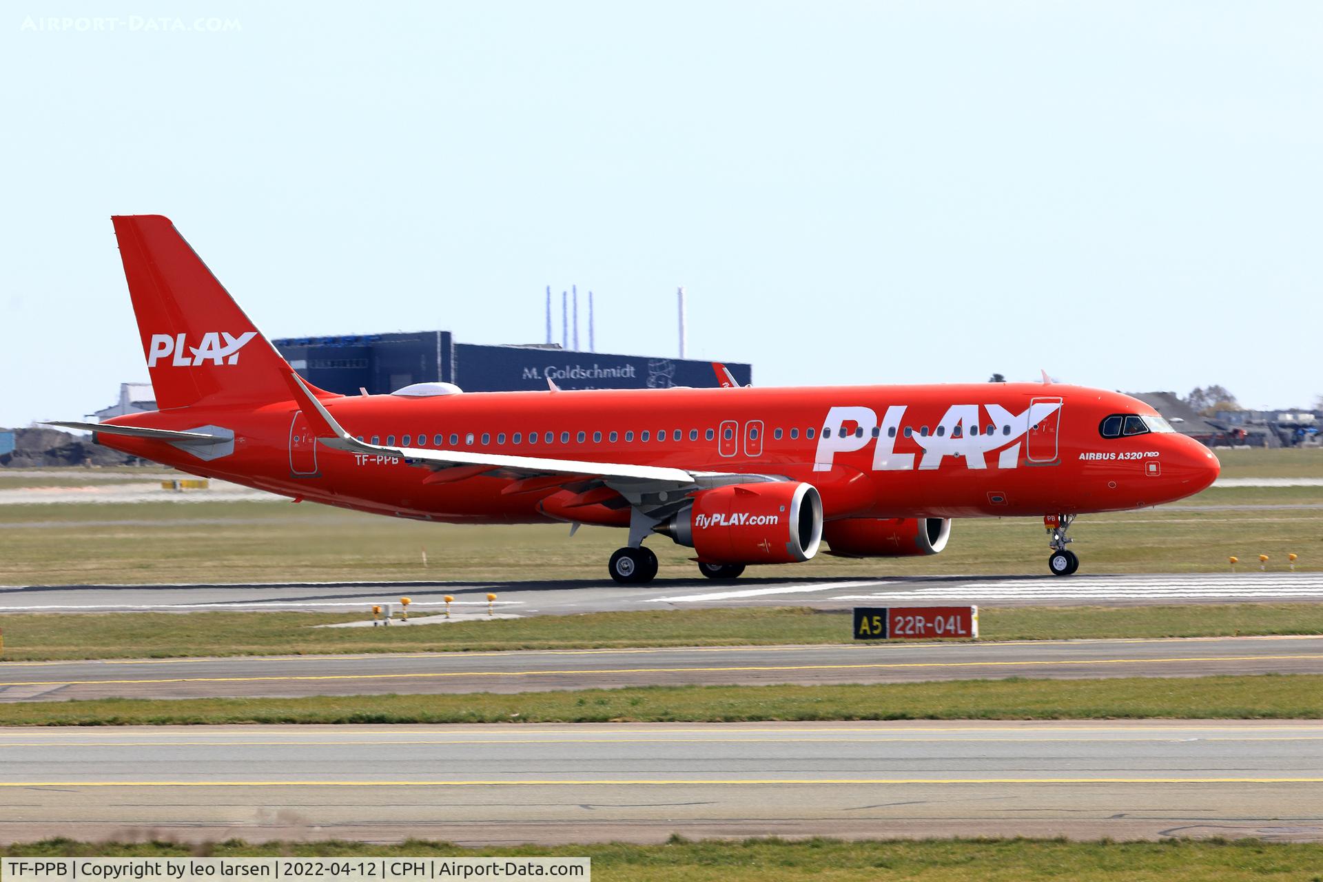 TF-PPB, 2020 Airbus A320-251N C/N 10134, Copenhagen 12.4.2022