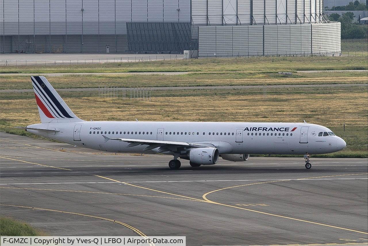 F-GMZC, 1995 Airbus A321-111 C/N 521, Airbus A321-111, Lining up rwy 14R, Toulouse-Blagnac airport (LFBO-TLS)
