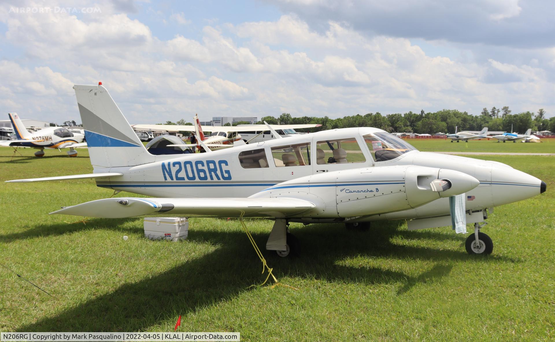 N206RG, 1967 Piper PA-30-160 Twin Comanche Twin Comanche C/N 30-1427, Piper PA-30