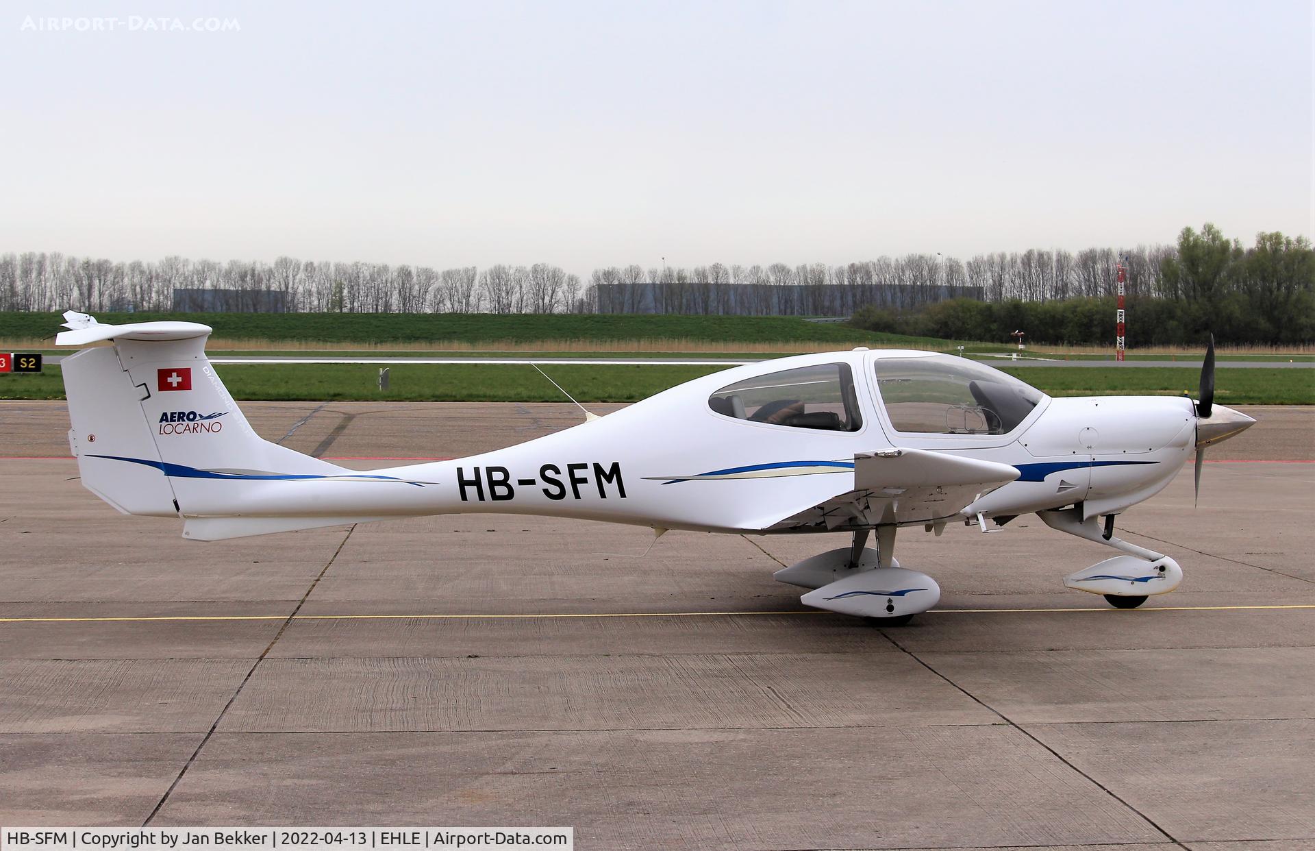 HB-SFM, Diamond DA-40 Diamond Star Diamond Star C/N 40.463, Lelystad Airport