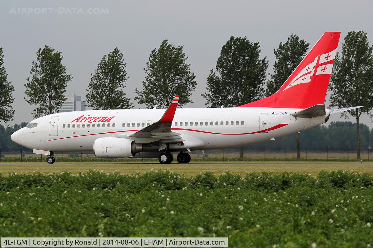 4L-TGM, 2003 Boeing 737-790 C/N 33012, at spl