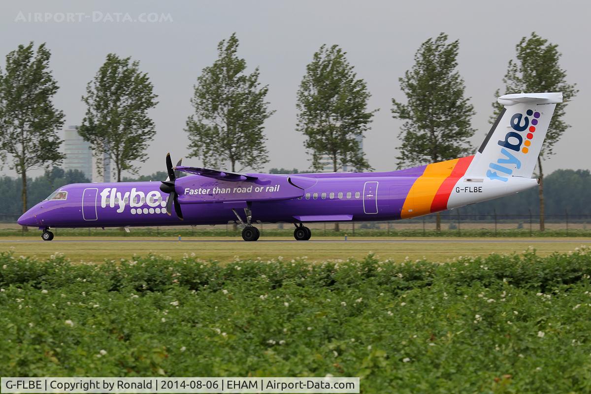 G-FLBE, 2009 De Havilland Canada DHC-8-402Q Dash 8 C/N 4261, at spl