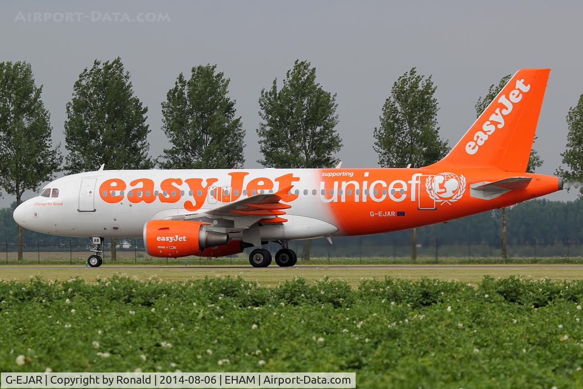 G-EJAR, 2005 Airbus A319-111 C/N 2412, at spl