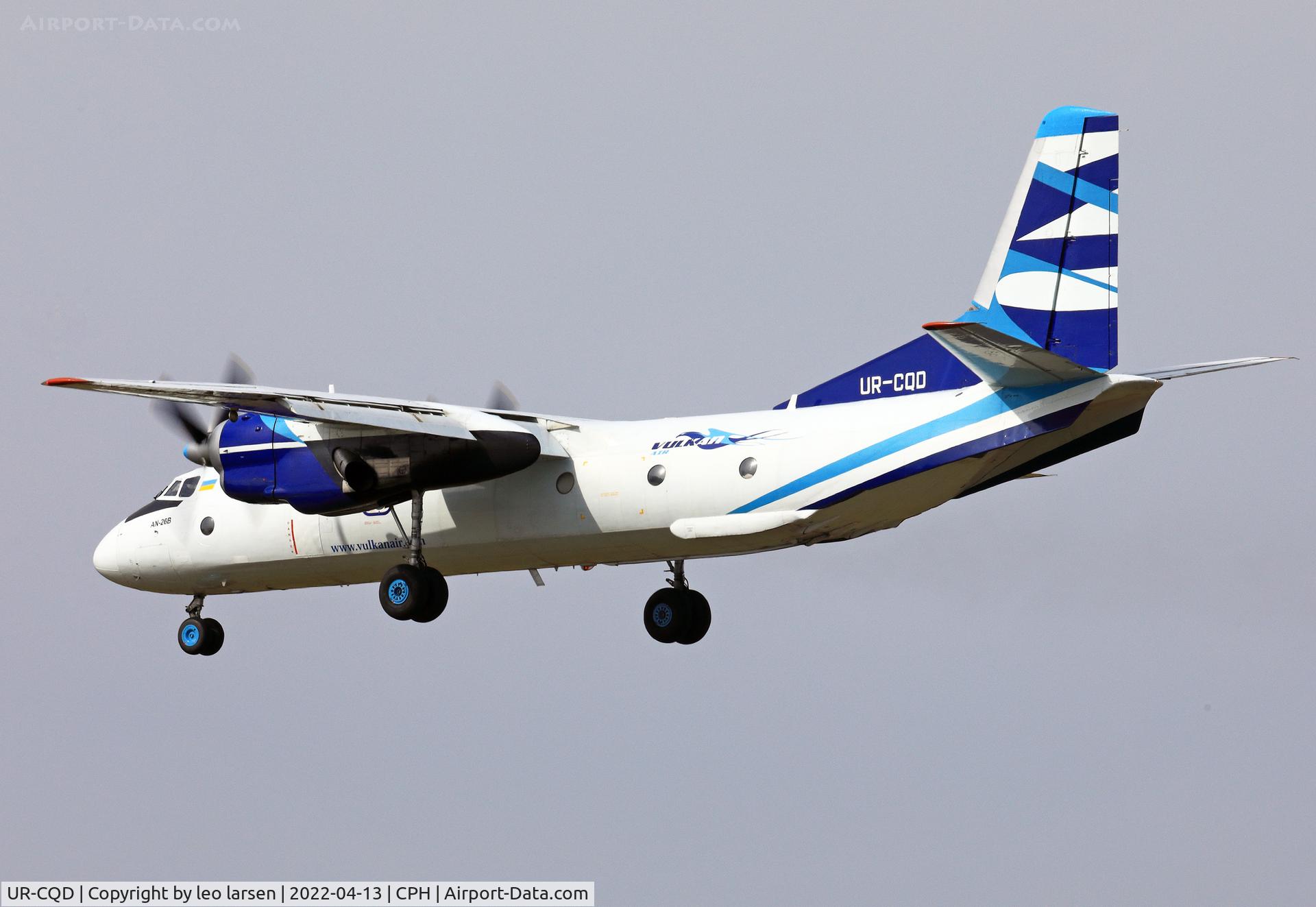 UR-CQD, 1980 Antonov An-26B C/N 10101, Copenhagen 13.4.2022